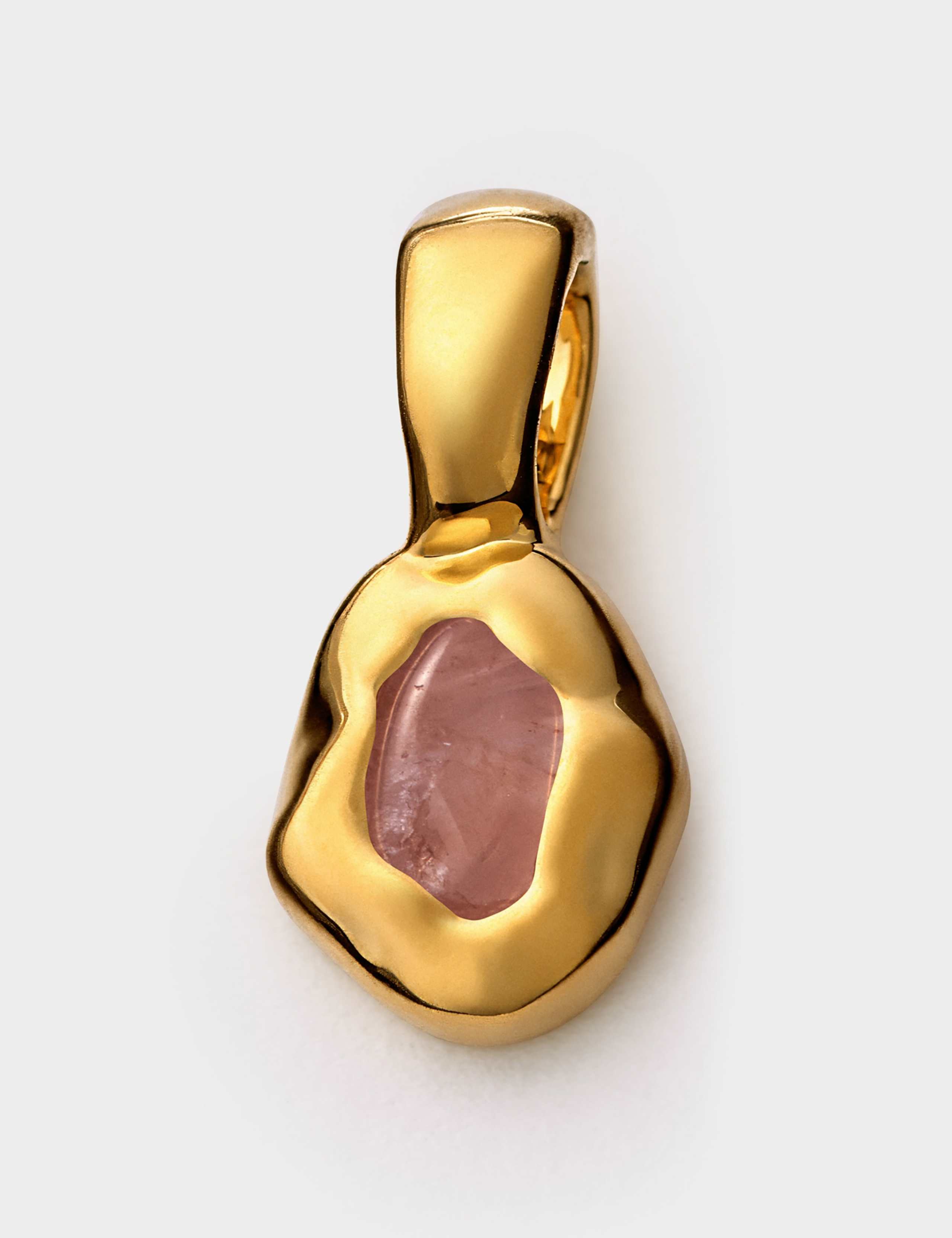 July Birthstone Sunstone Chain Necklace 5 of 6