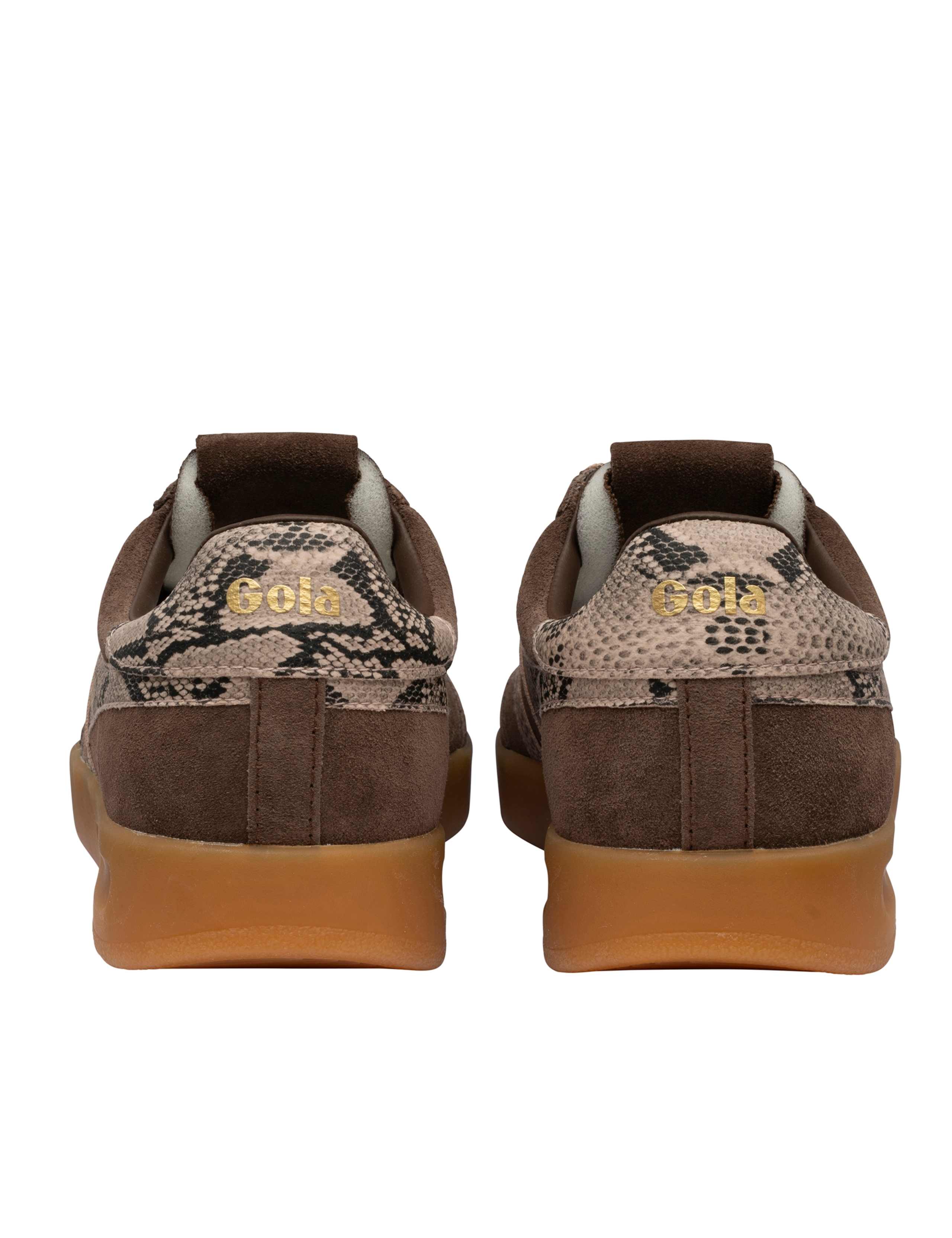 Cyclone Suede Snake Print Lace Up Trainers 5 of 5