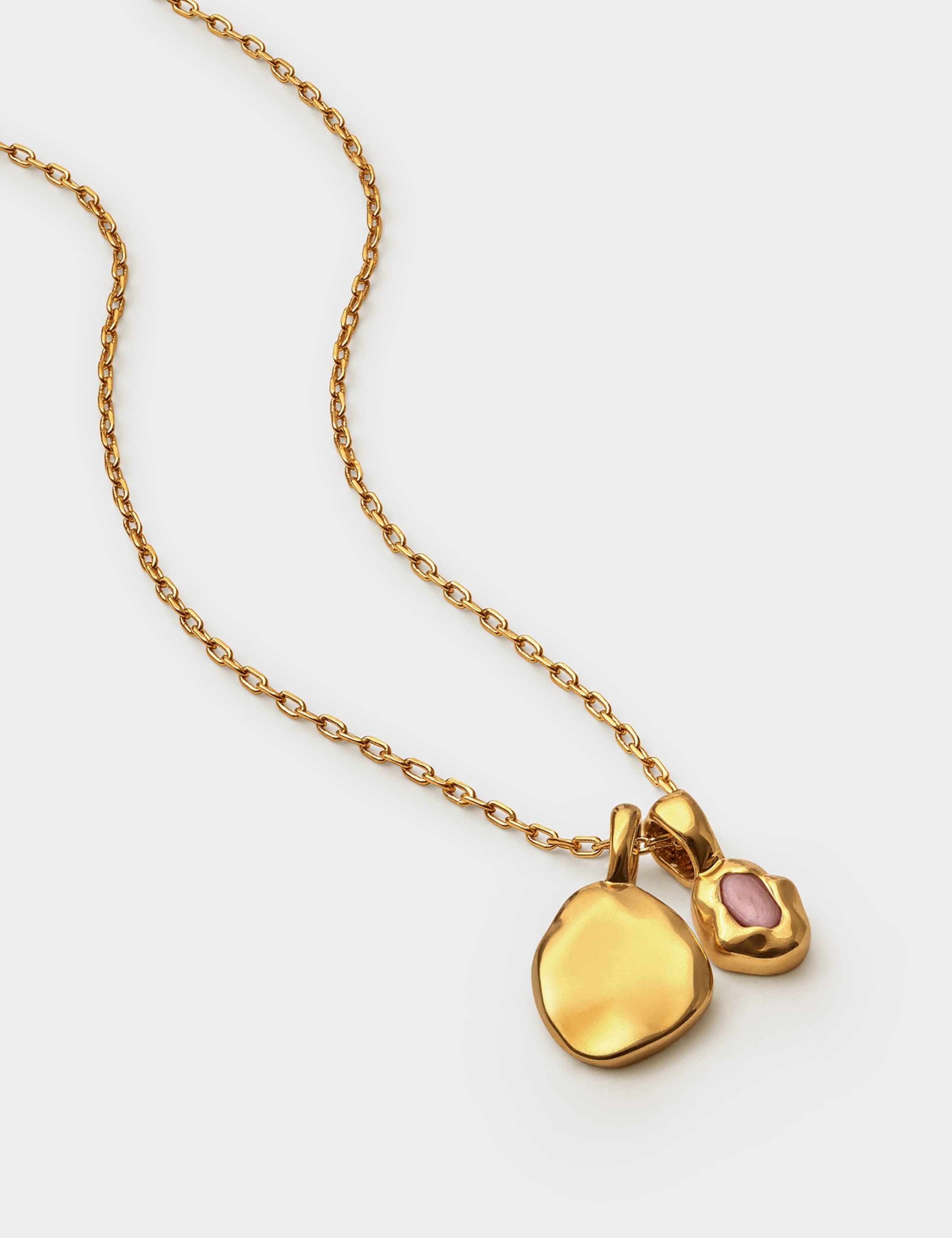 Gold Plated October Birthstone Necklace 3 of 6