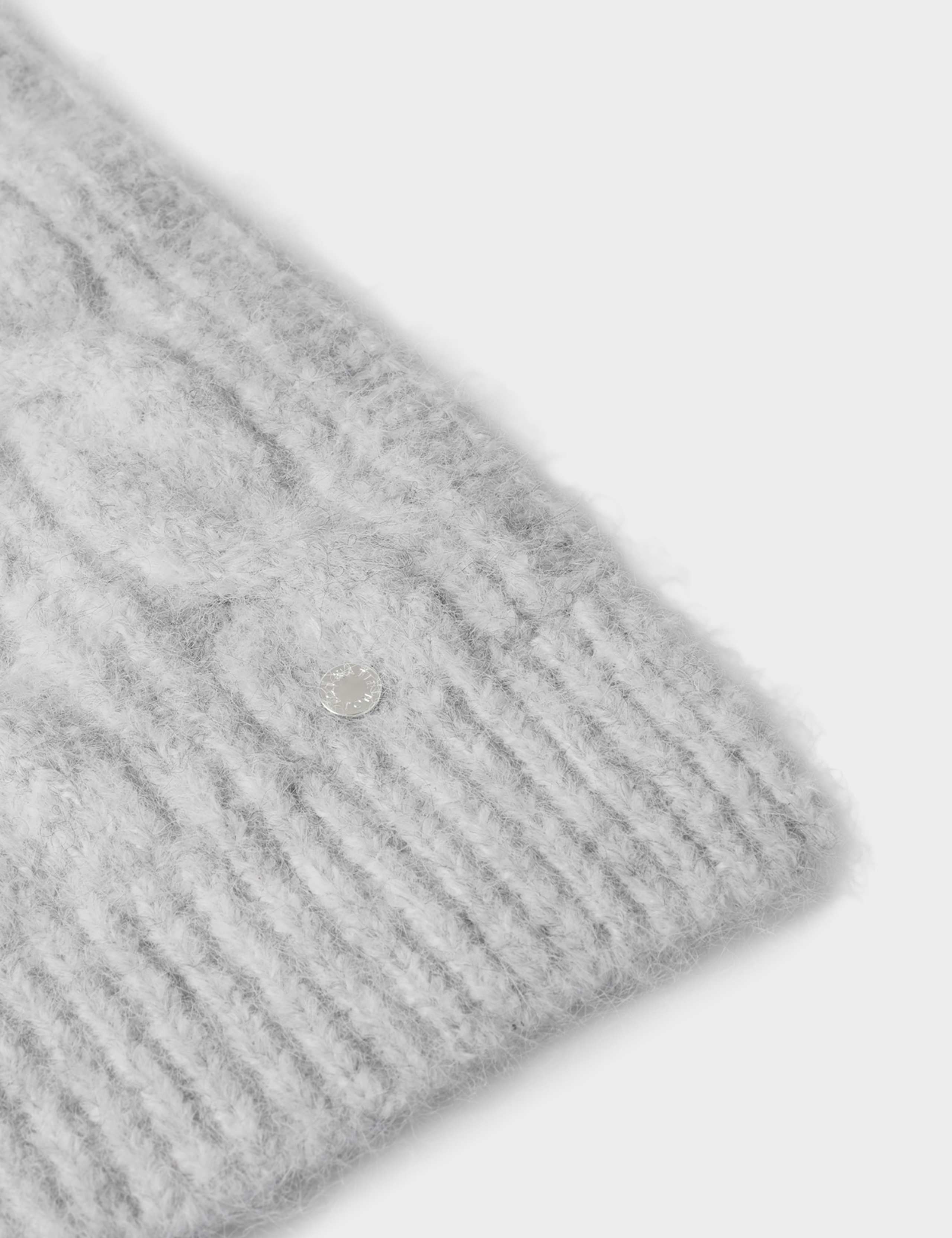 Cable Knit Scarf with Wool 4 of 5