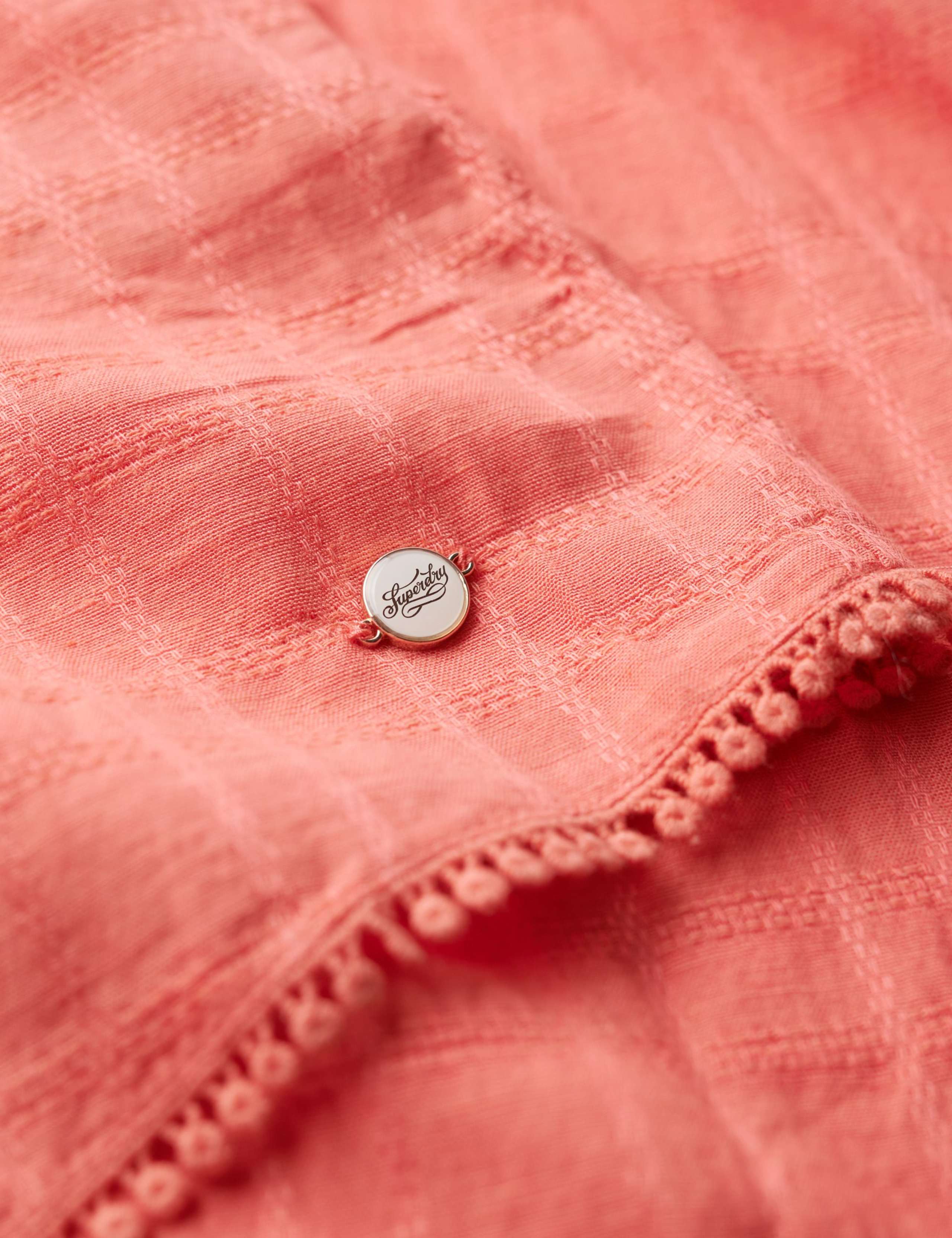Textured Lace Detail Relaxed Cami Top 6 of 6