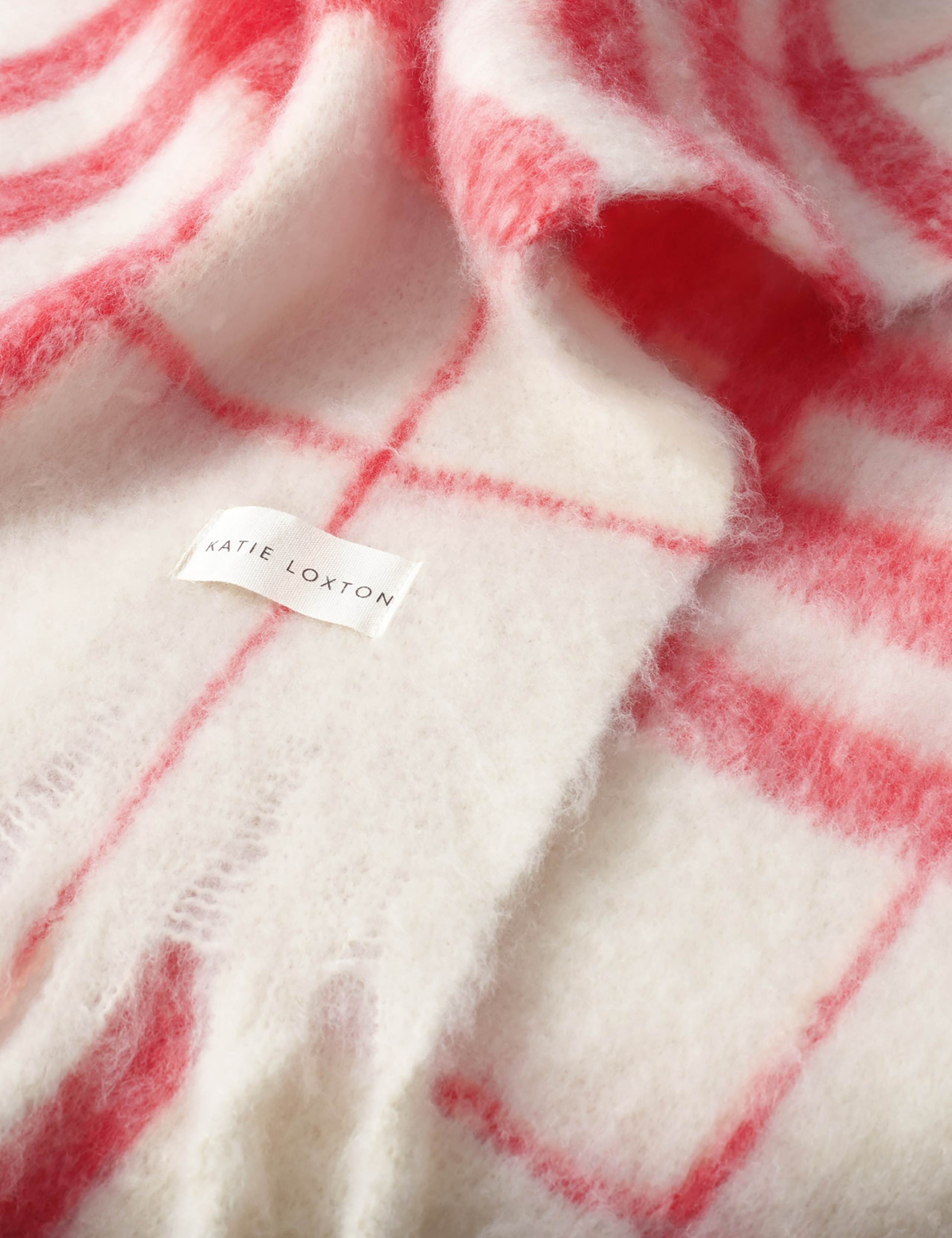 Brushed Checked Tassel Scarf 4 of 5