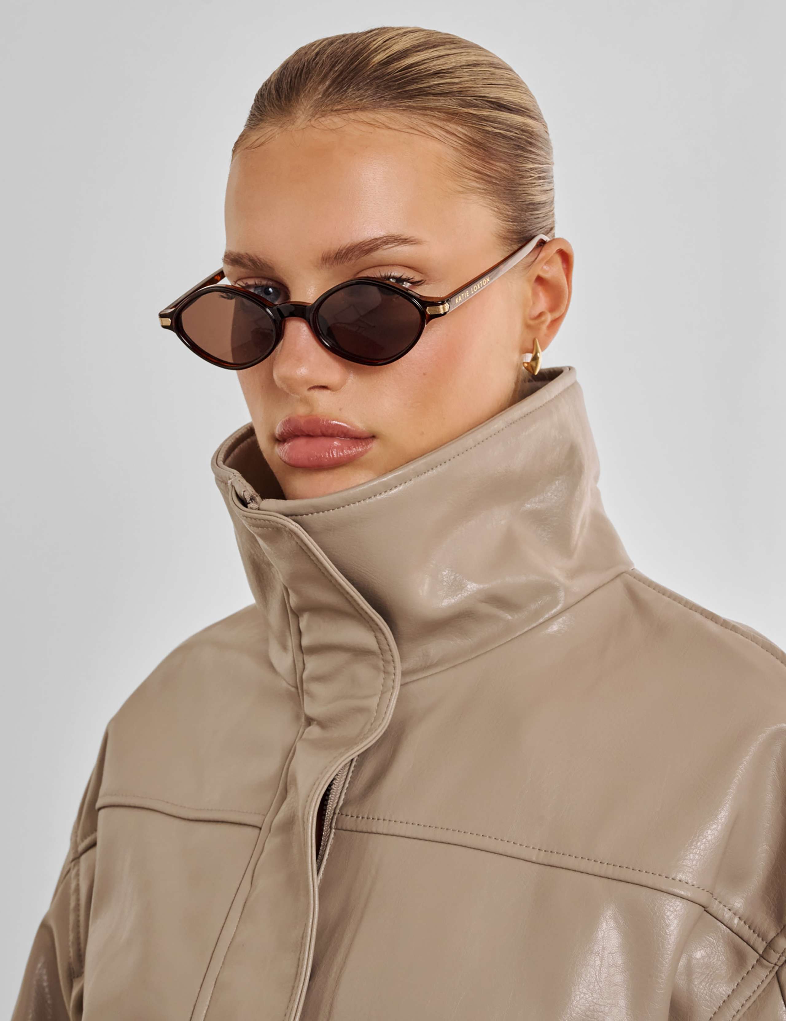 Slim Oval Sunglasses 1 of 4