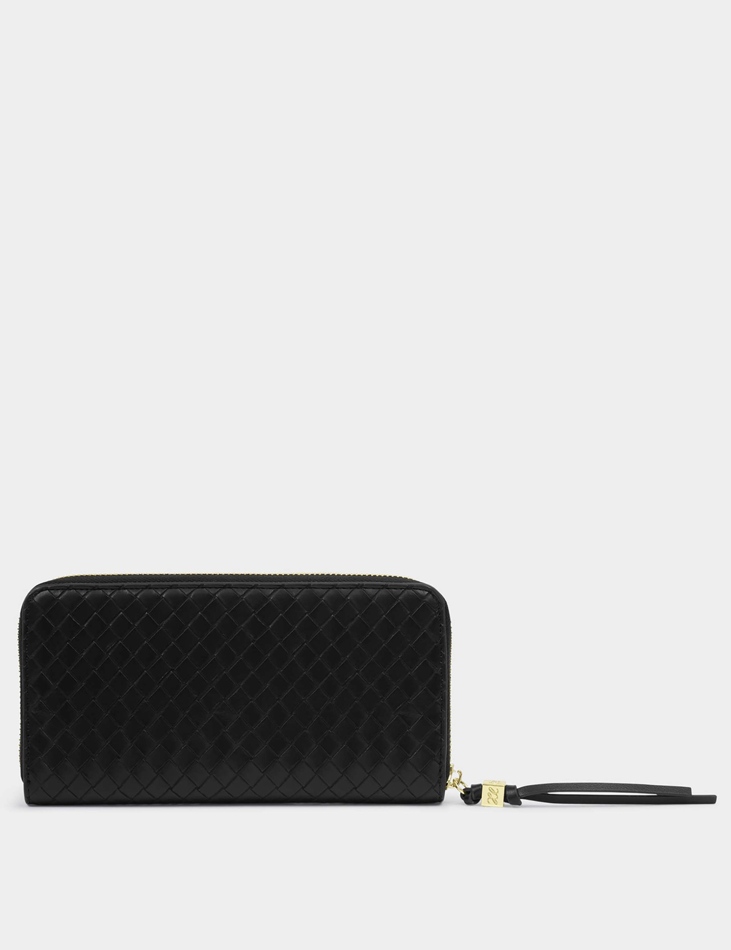 Faux Leather Weave Purse 2 of 4
