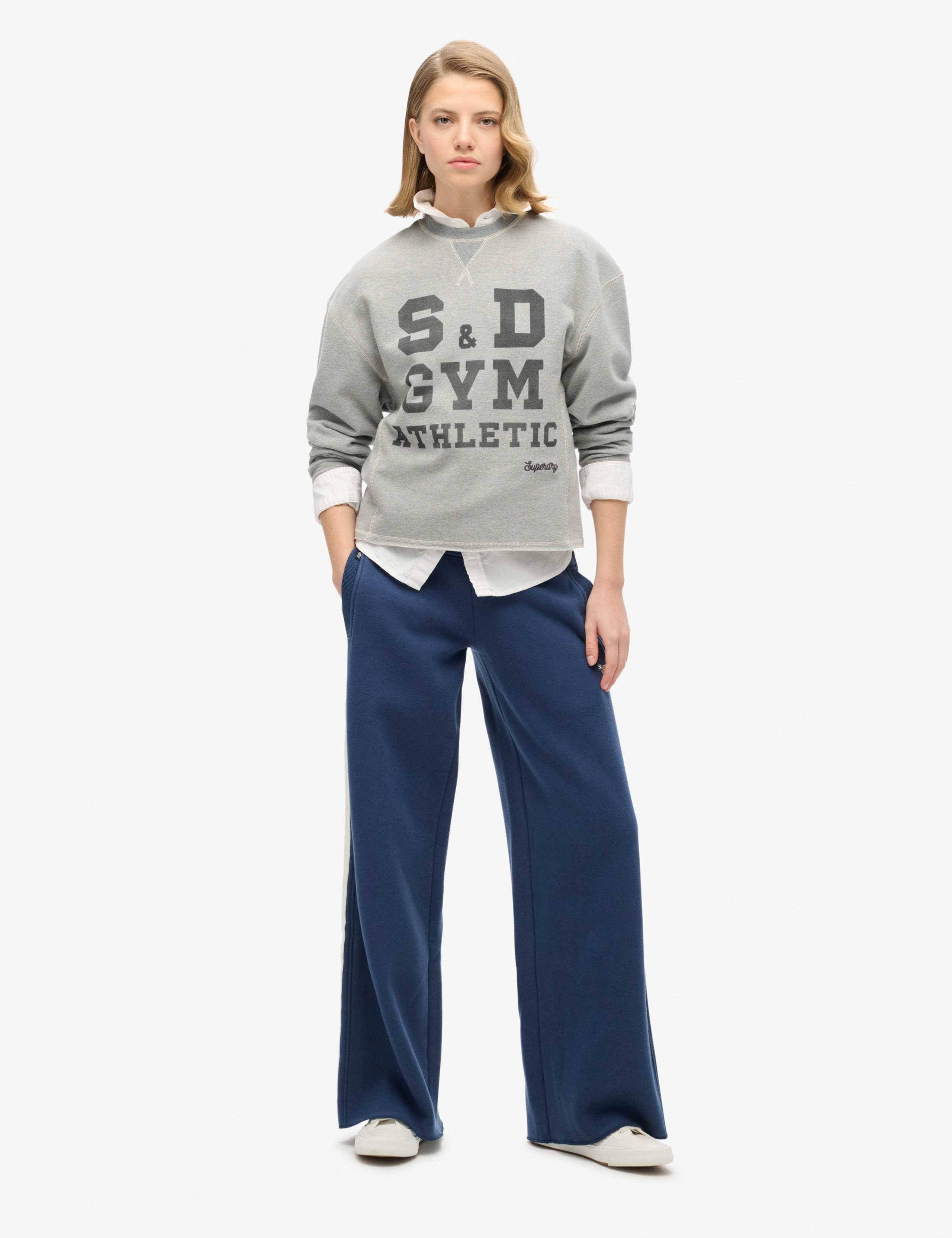 Cotton Rich Wide Leg Joggers 2 of 6