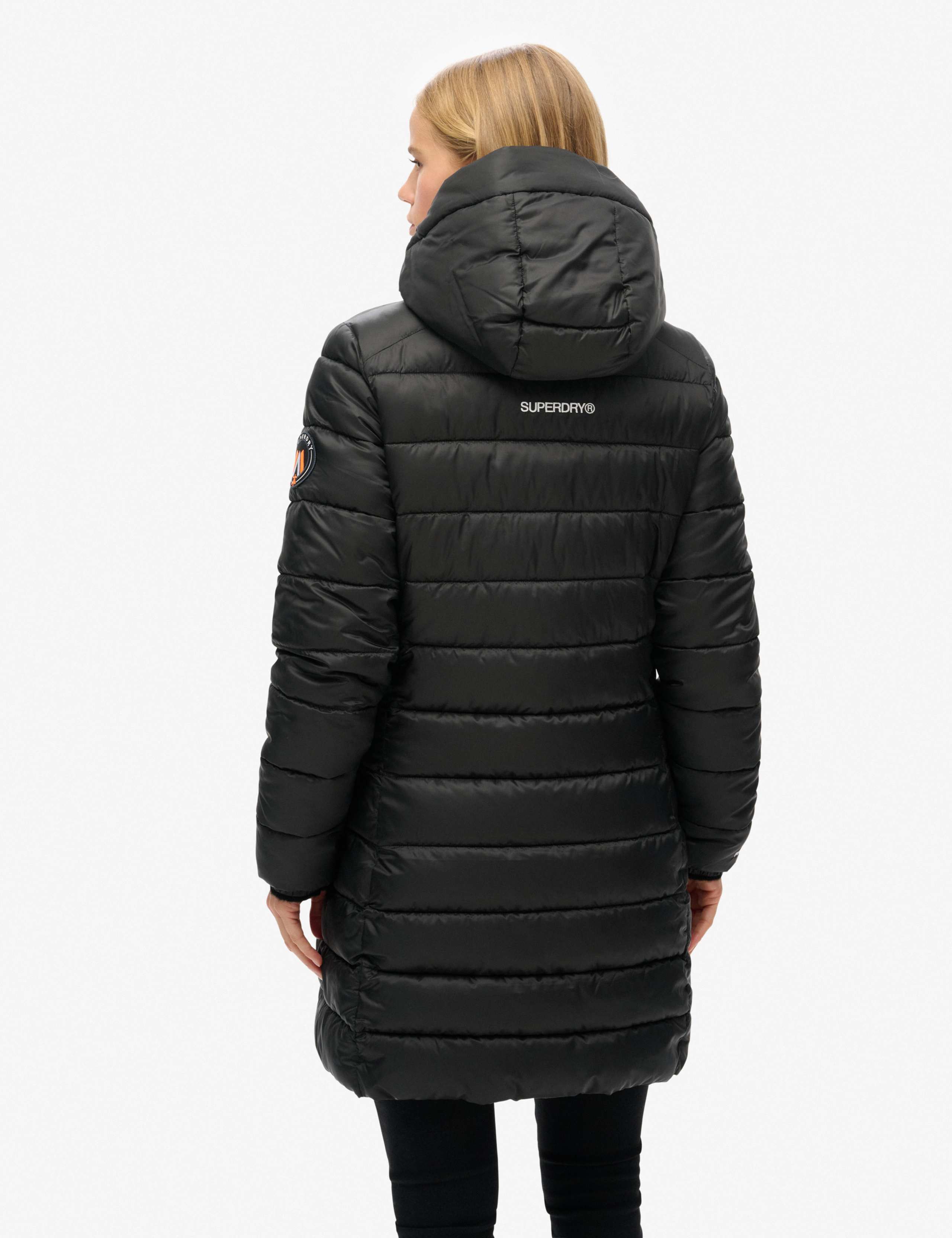 Padded Quilted Hooded Longline Jacket 2 of 7