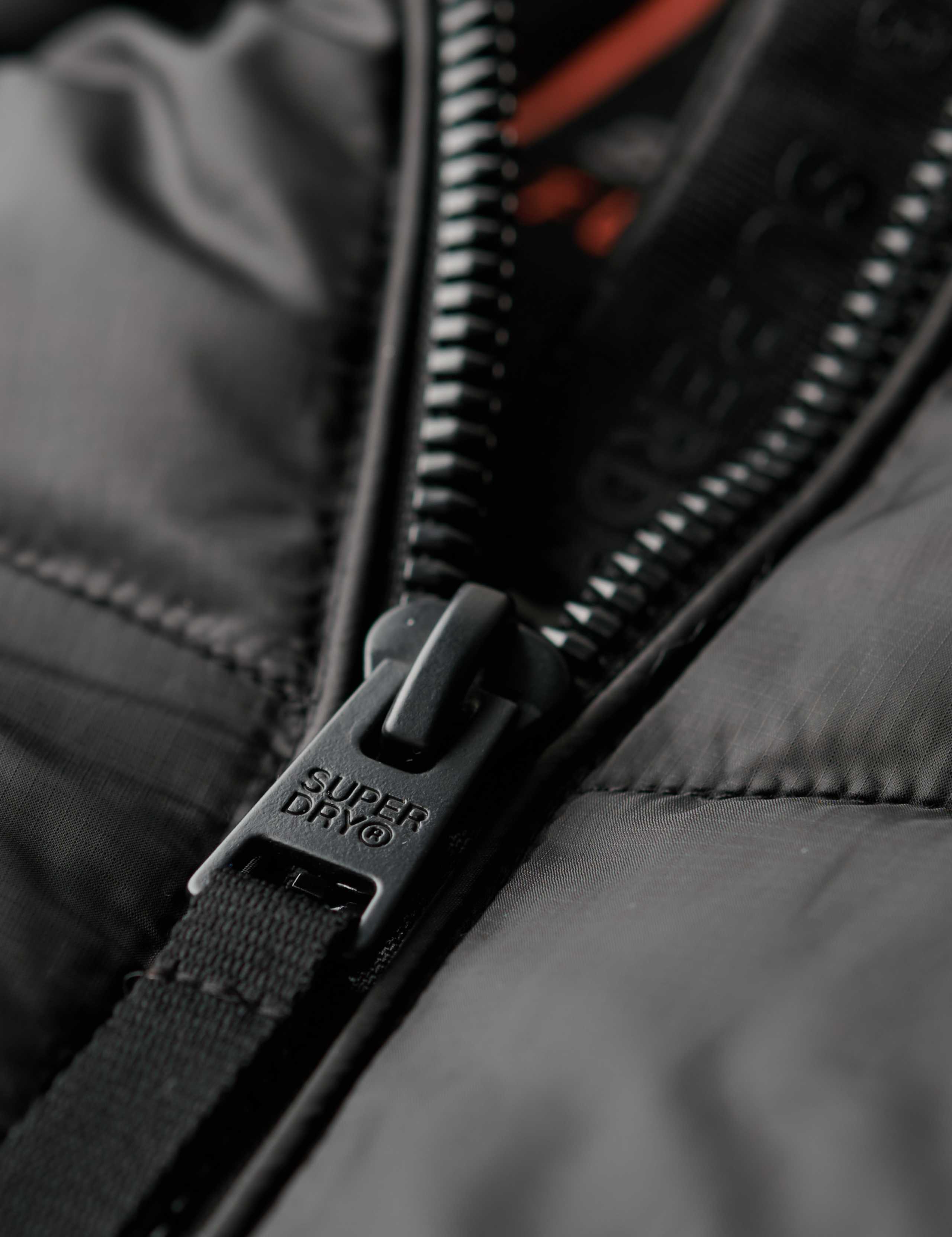 Padded Quilted Hooded Longline Jacket 6 of 7