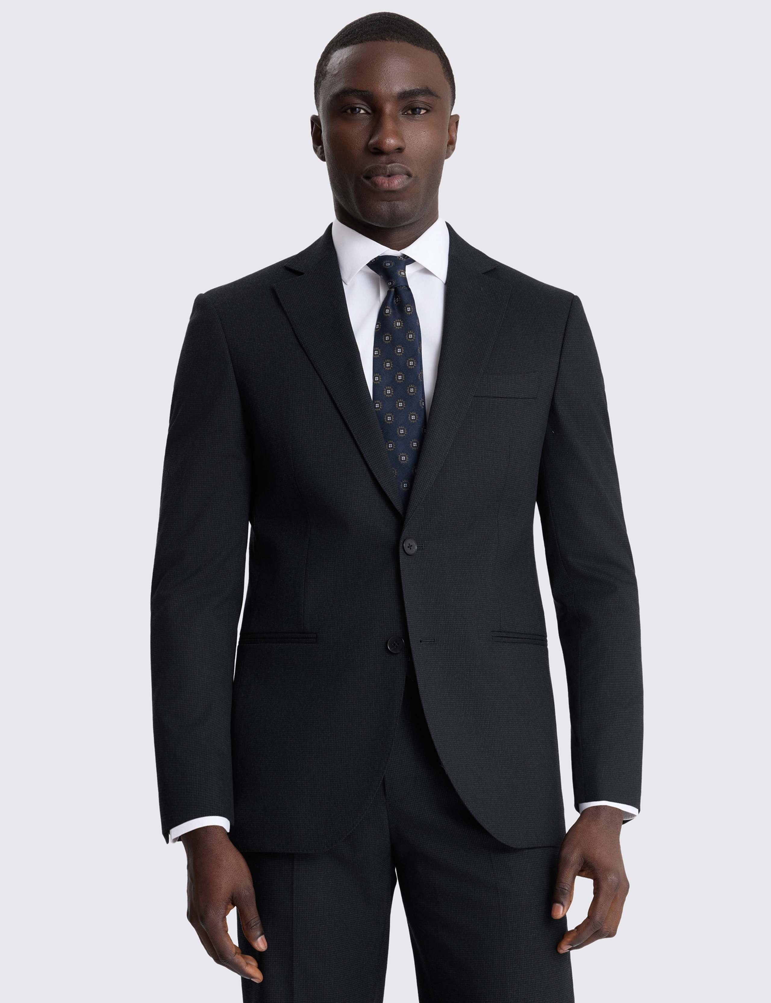 Tailored Fit Puppytooth Stretch Suit Jacket 1 of 7