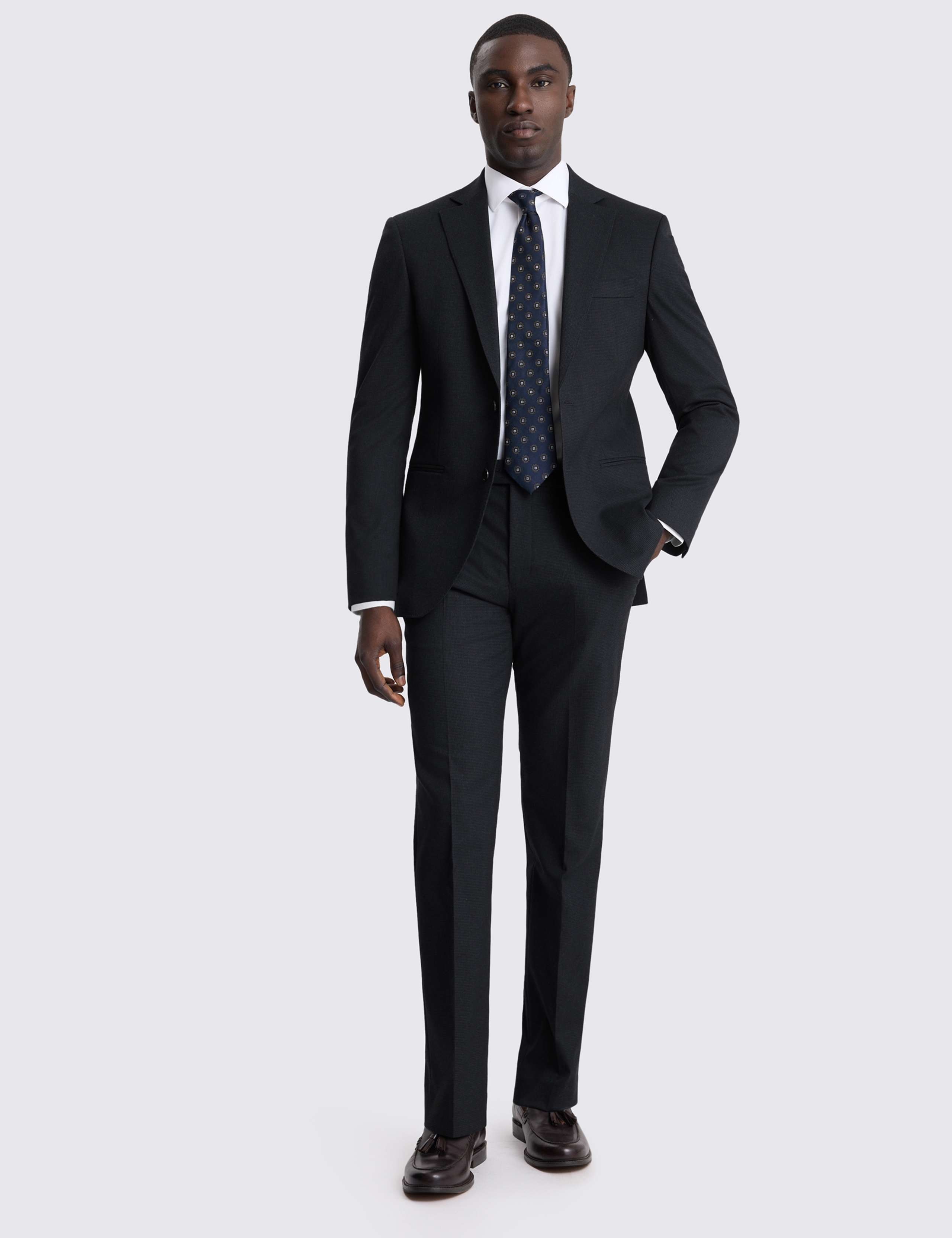 Tailored Fit Puppytooth Stretch Suit Jacket 4 of 7