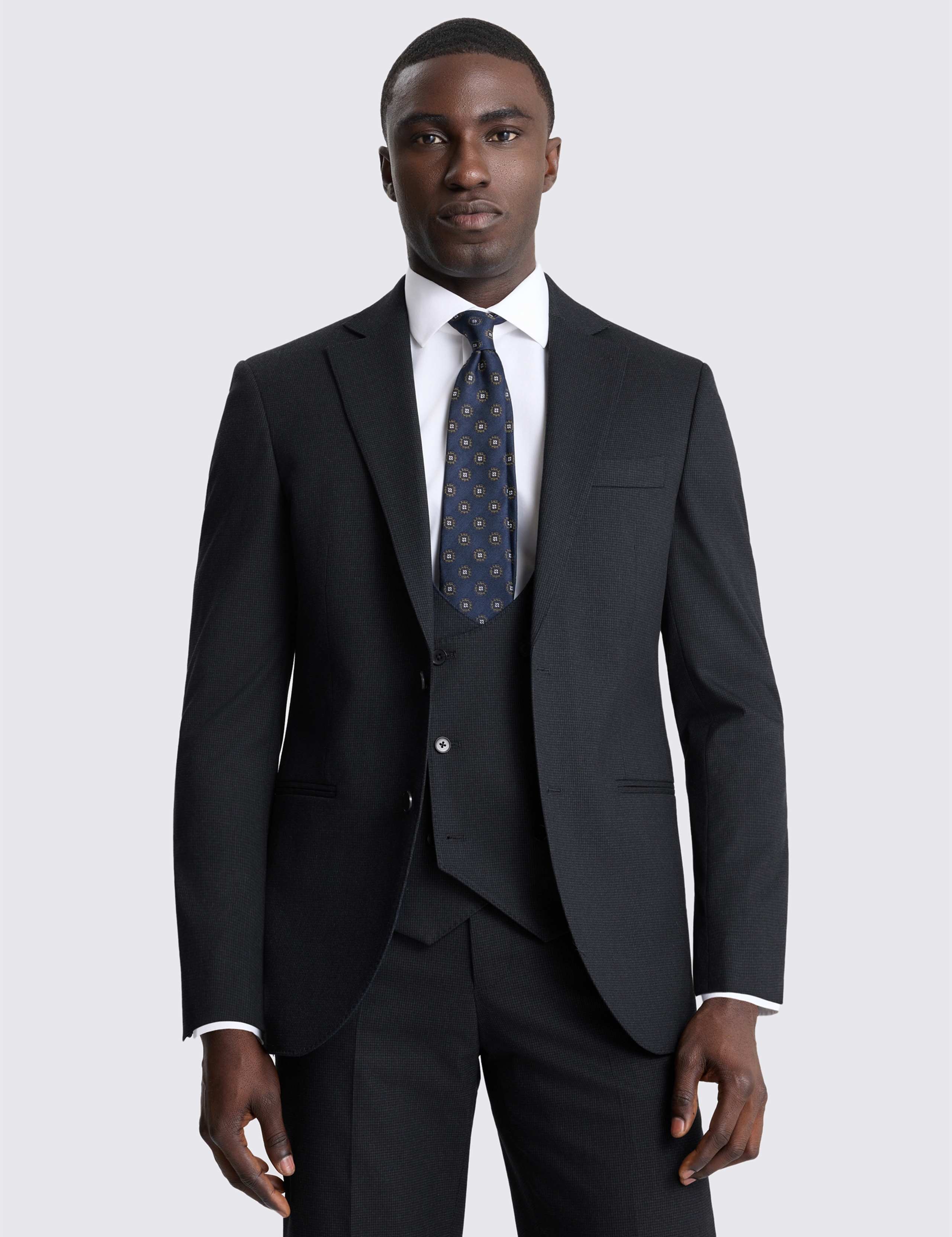 Tailored Fit Puppytooth Stretch Suit Jacket 5 of 7