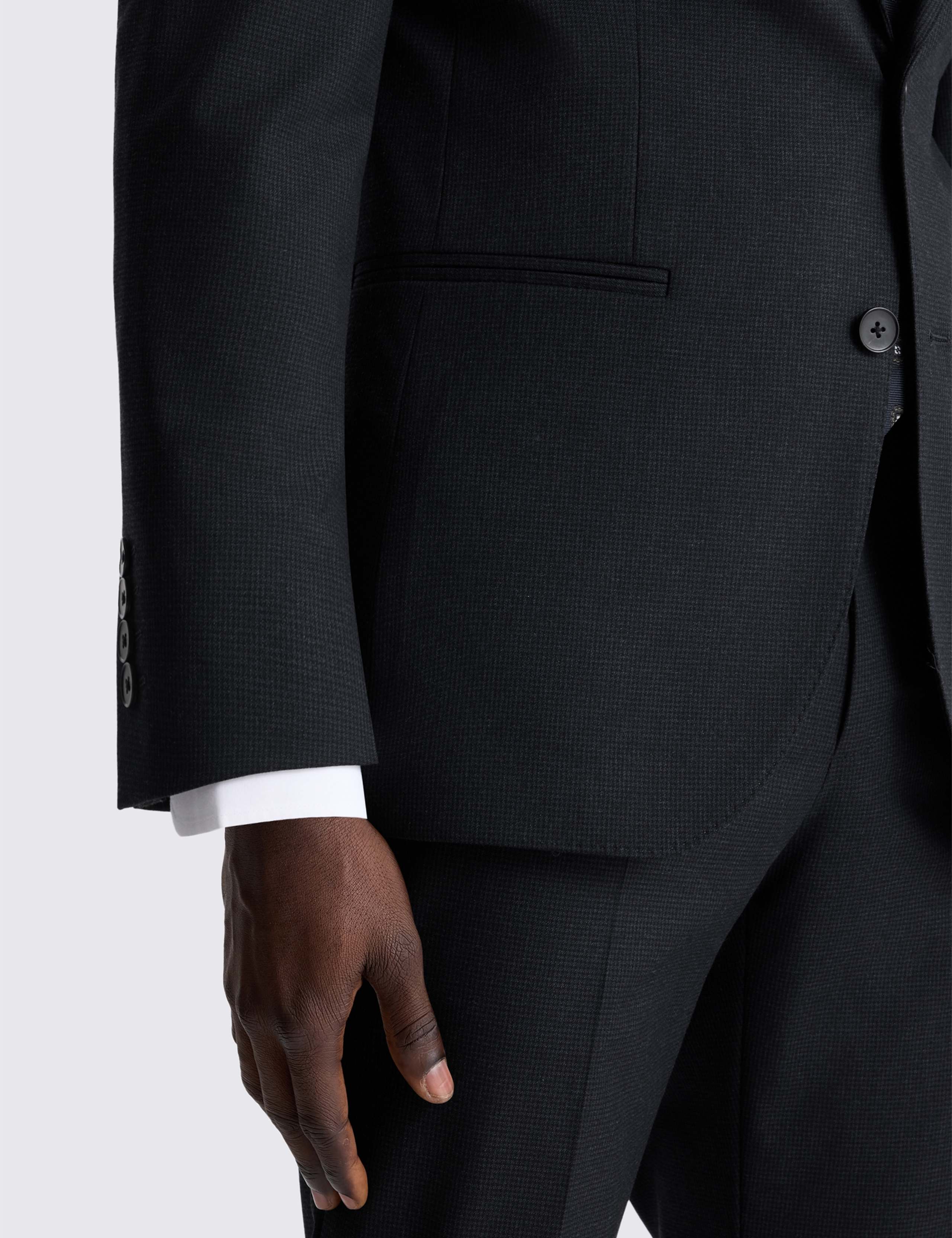 Tailored Fit Puppytooth Stretch Suit Jacket 7 of 7