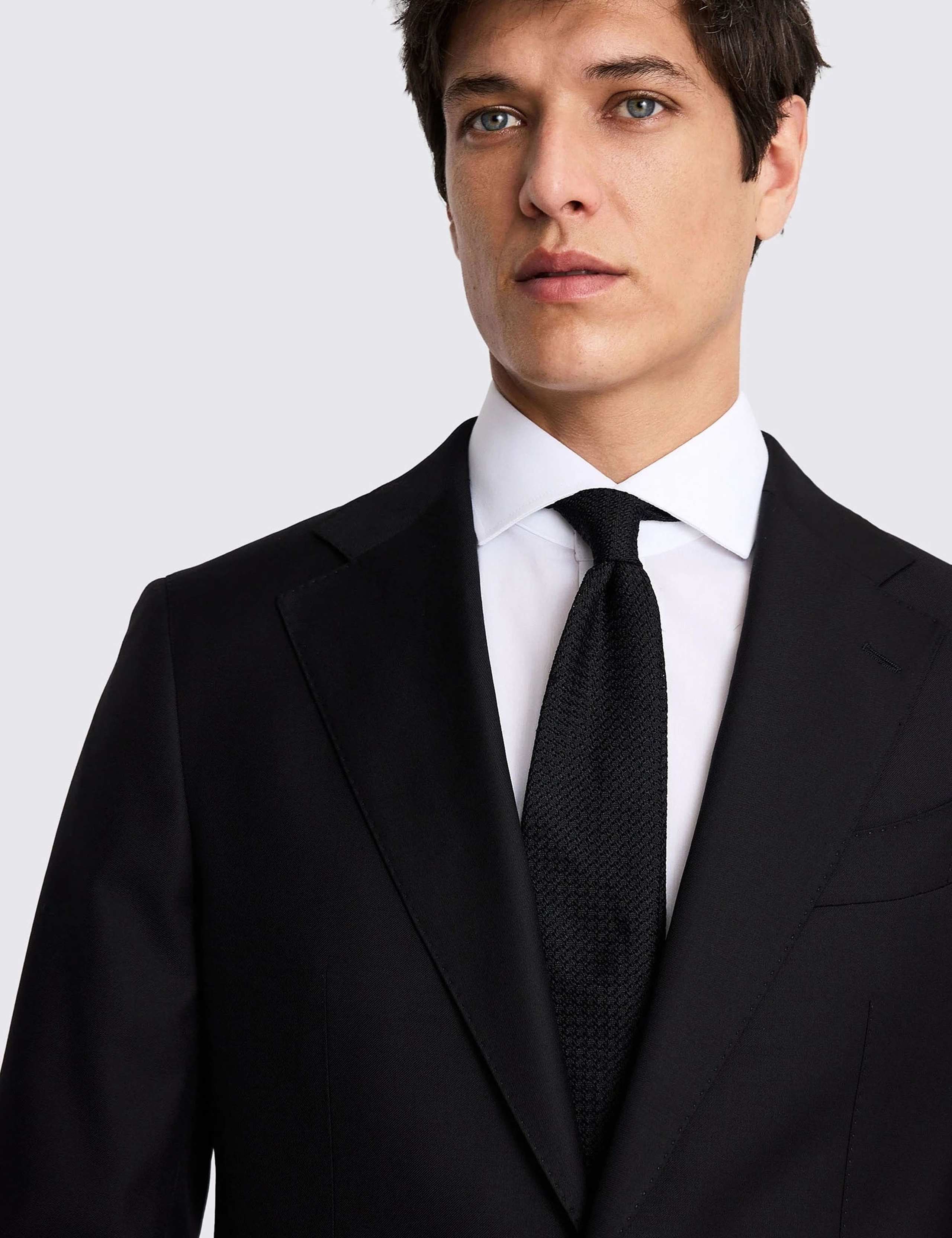 Tailored Fit Italian Wool Twill Suit Jacket 6 of 6