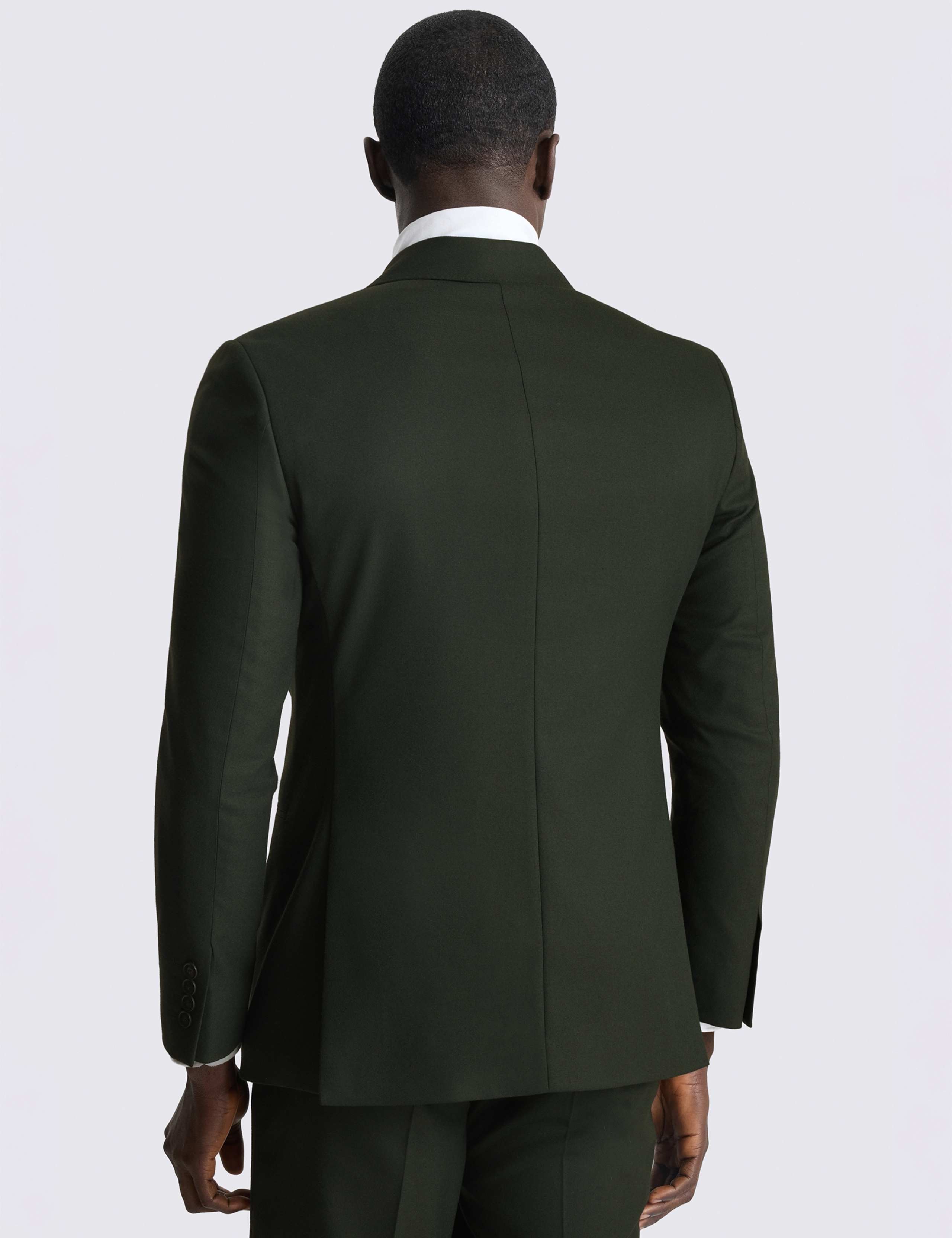 Slim Fit Double Breasted Suit Jacket 3 of 5