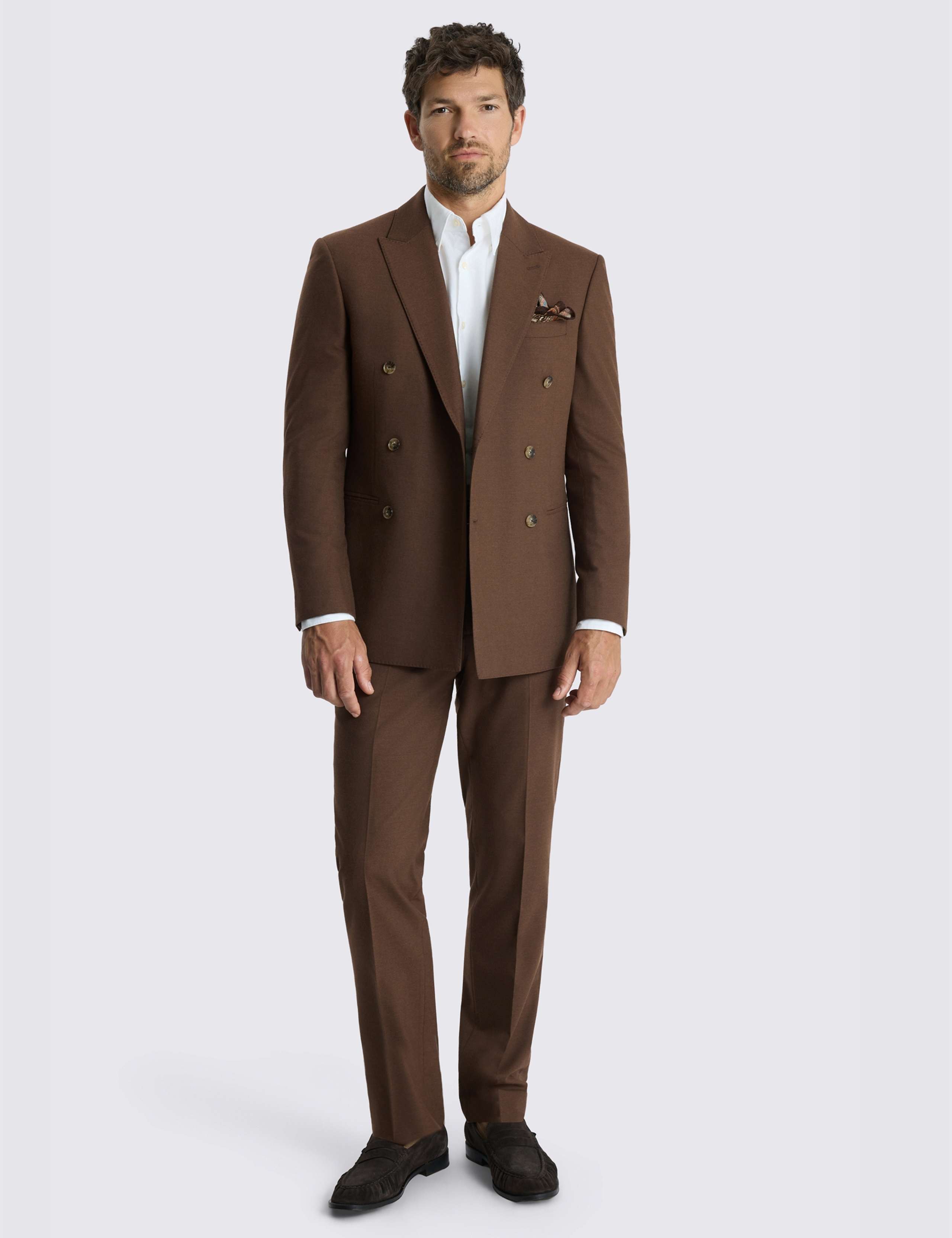 Slim Fit Flannel Stretch Suit Jacket 2 of 4