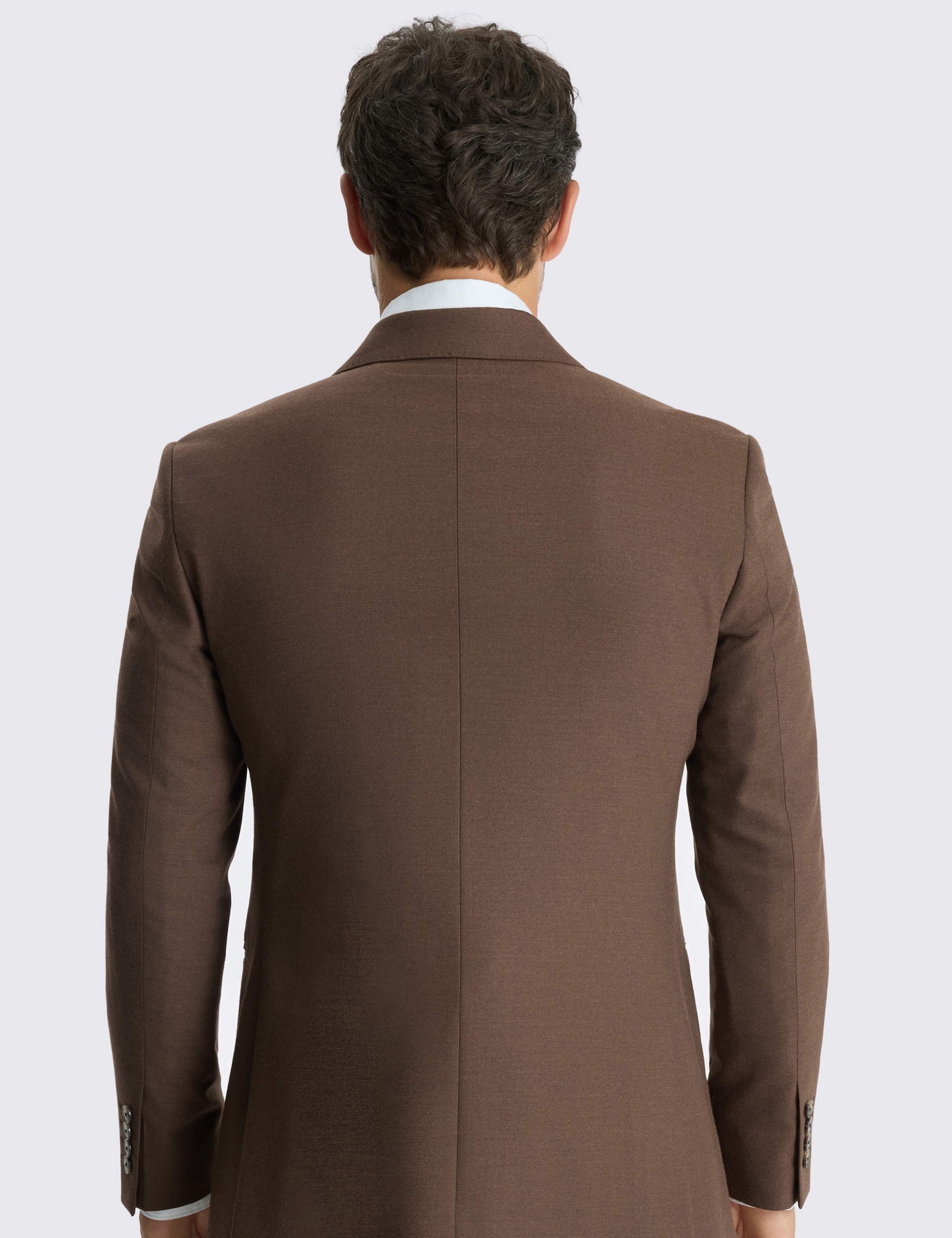 Slim Fit Flannel Stretch Suit Jacket 3 of 4