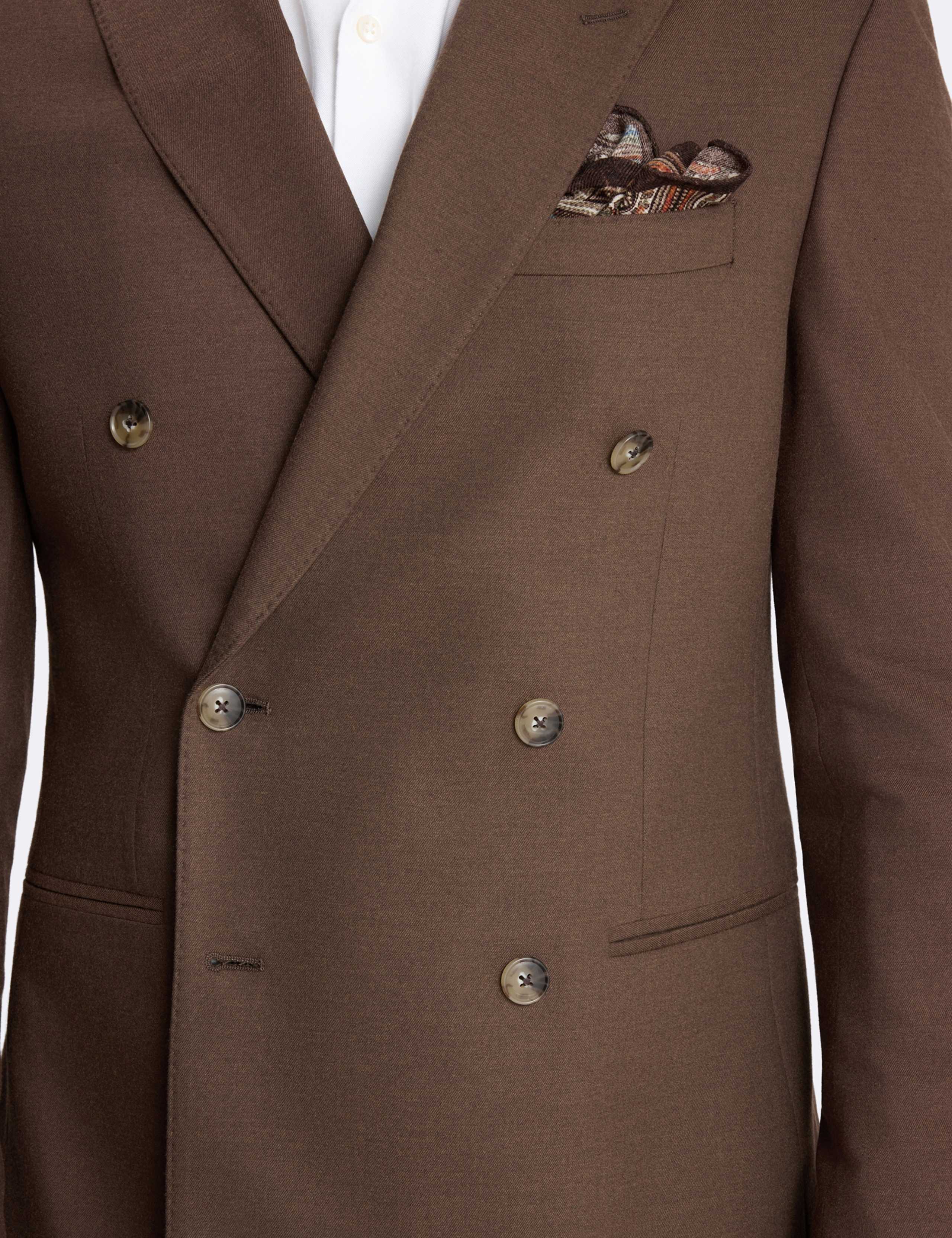Slim Fit Flannel Stretch Suit Jacket 4 of 4