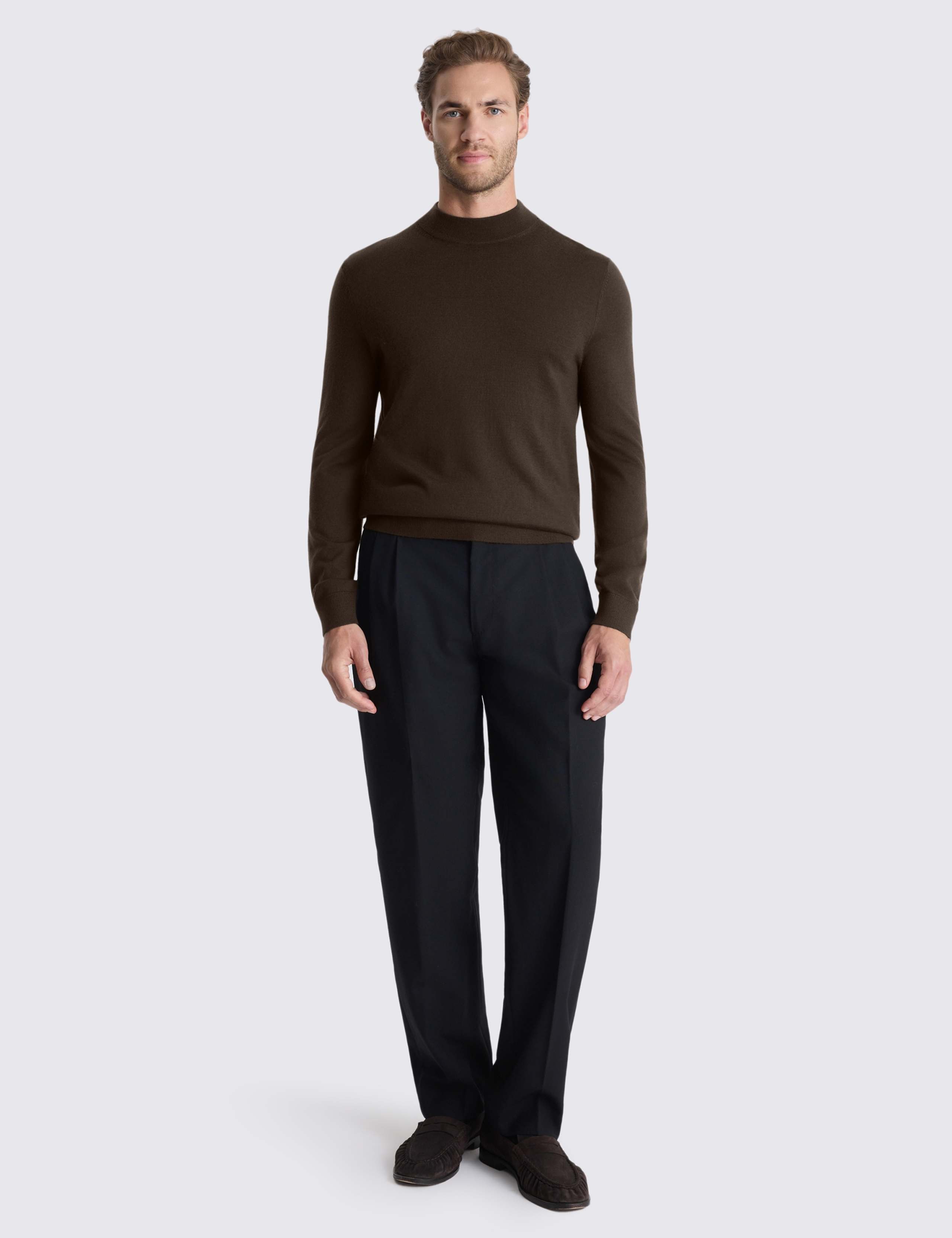 Merino Wool Rich High Neck Jumper 2 of 4