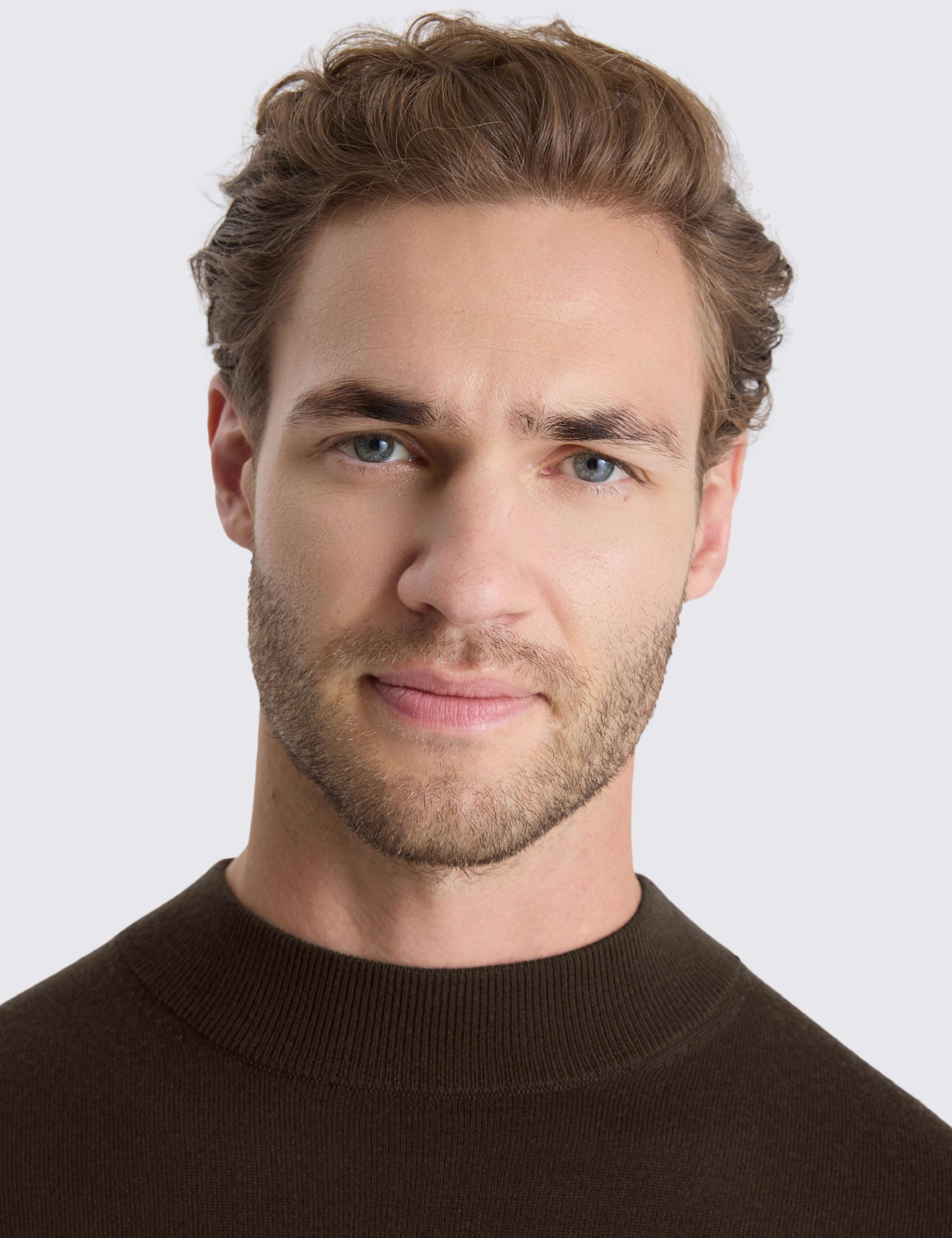 Merino Wool Rich High Neck Jumper 3 of 4