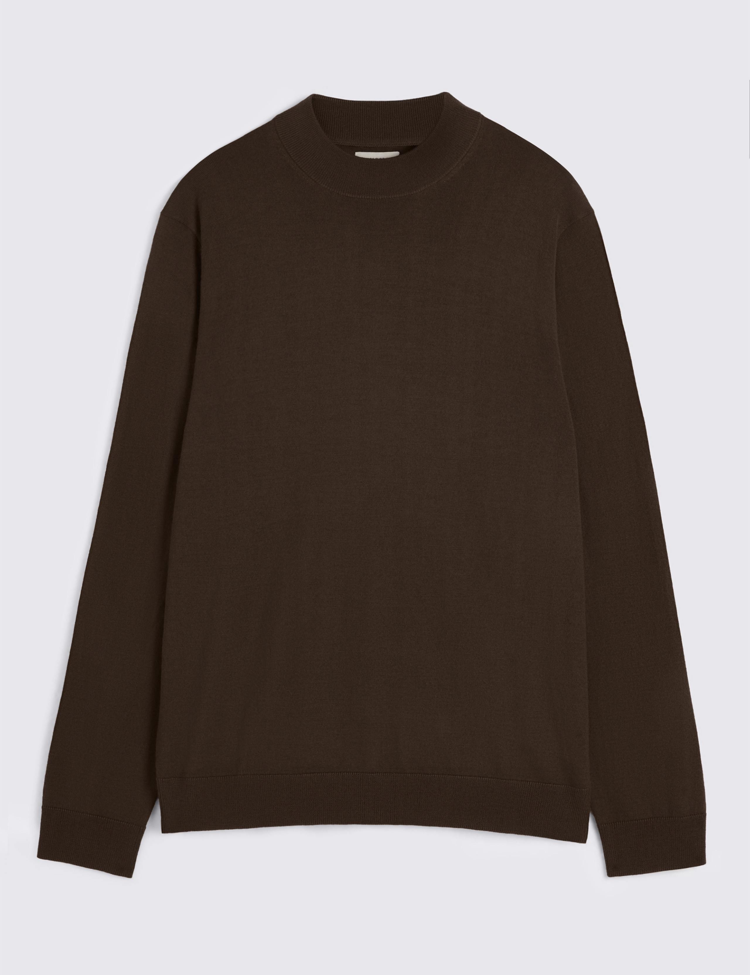 Merino Wool Rich High Neck Jumper 4 of 4