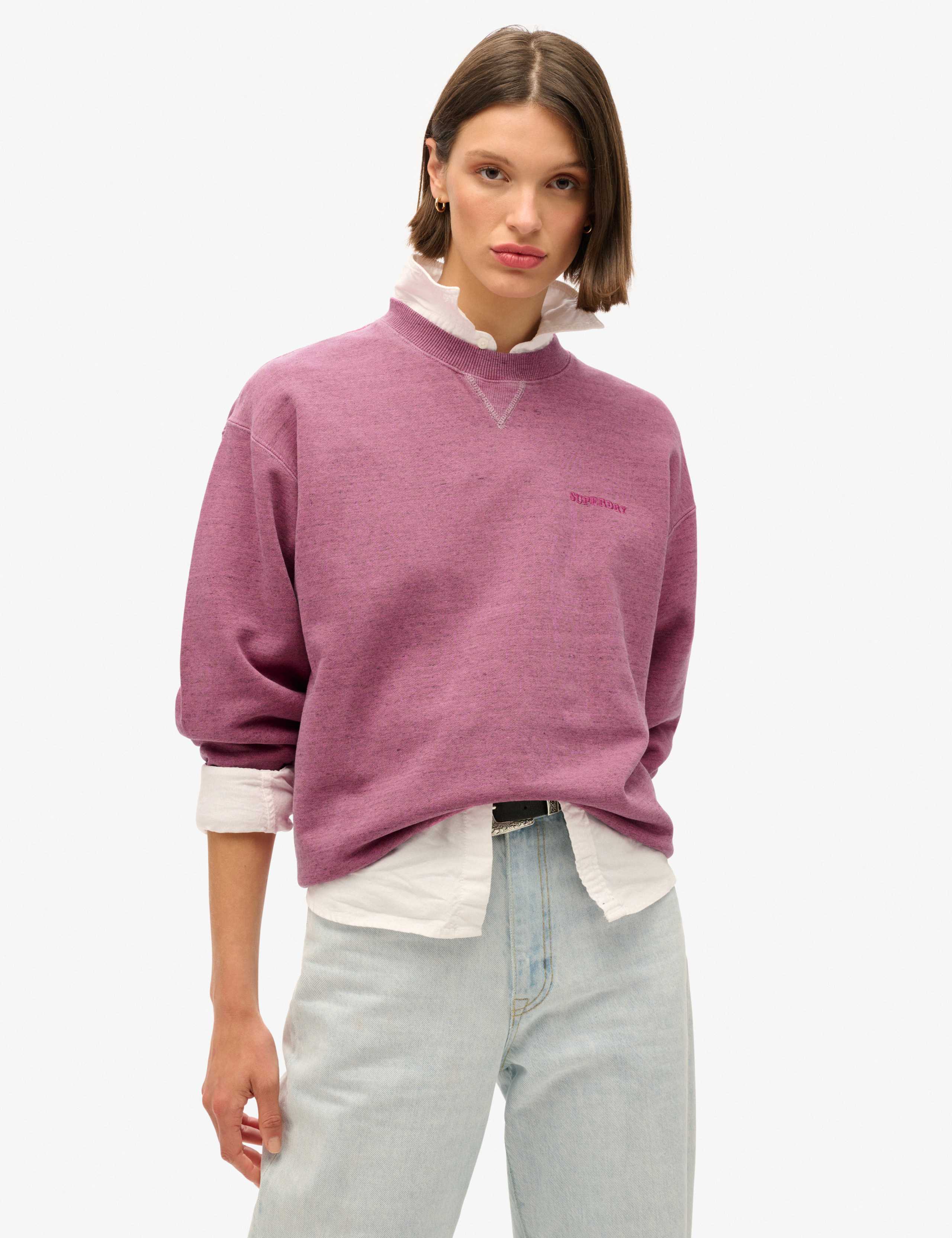 Pure Cotton Relaxed Sweat-shirt 1 of 5