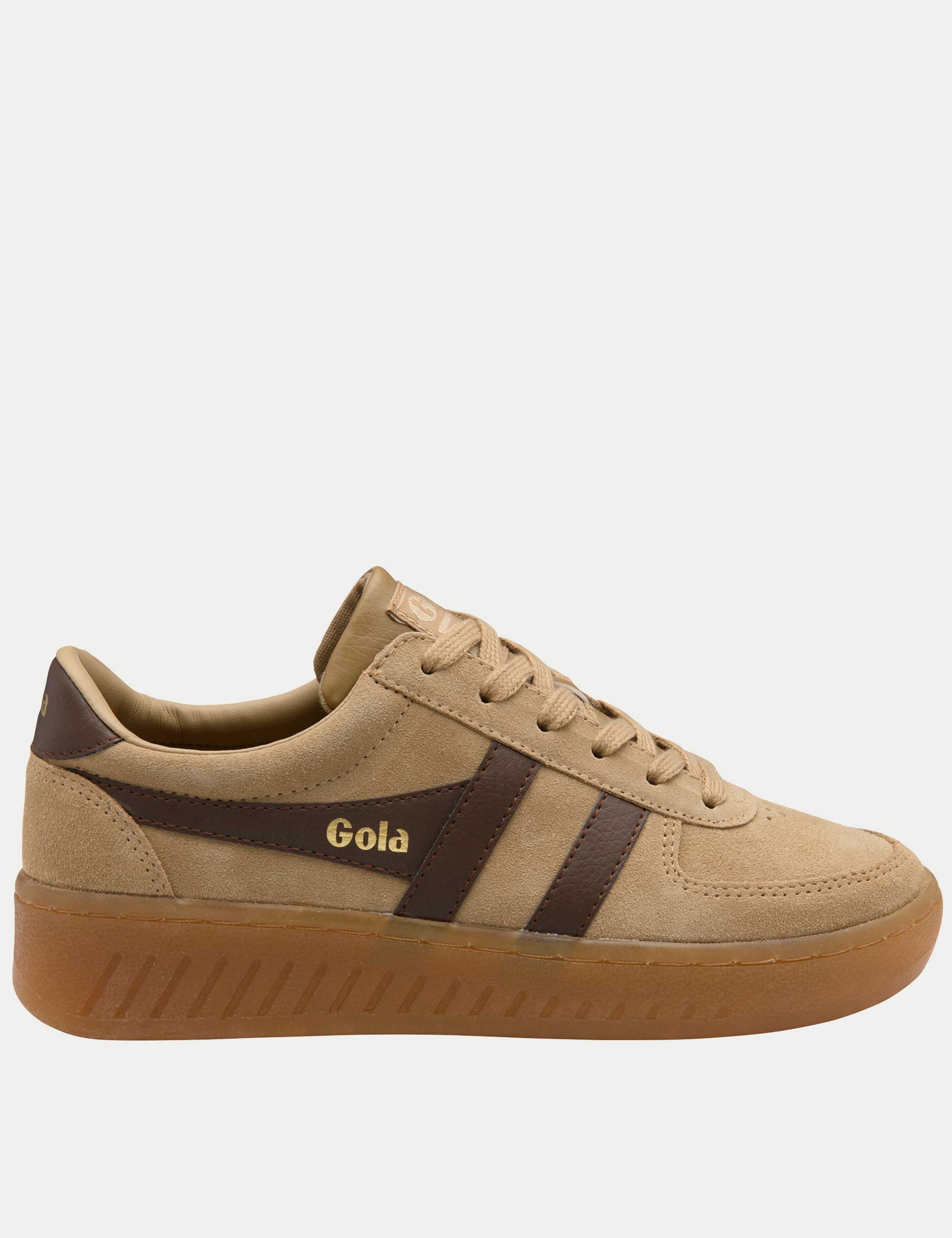 Grandslam Suede Lace Up Platform Trainers 1 of 5
