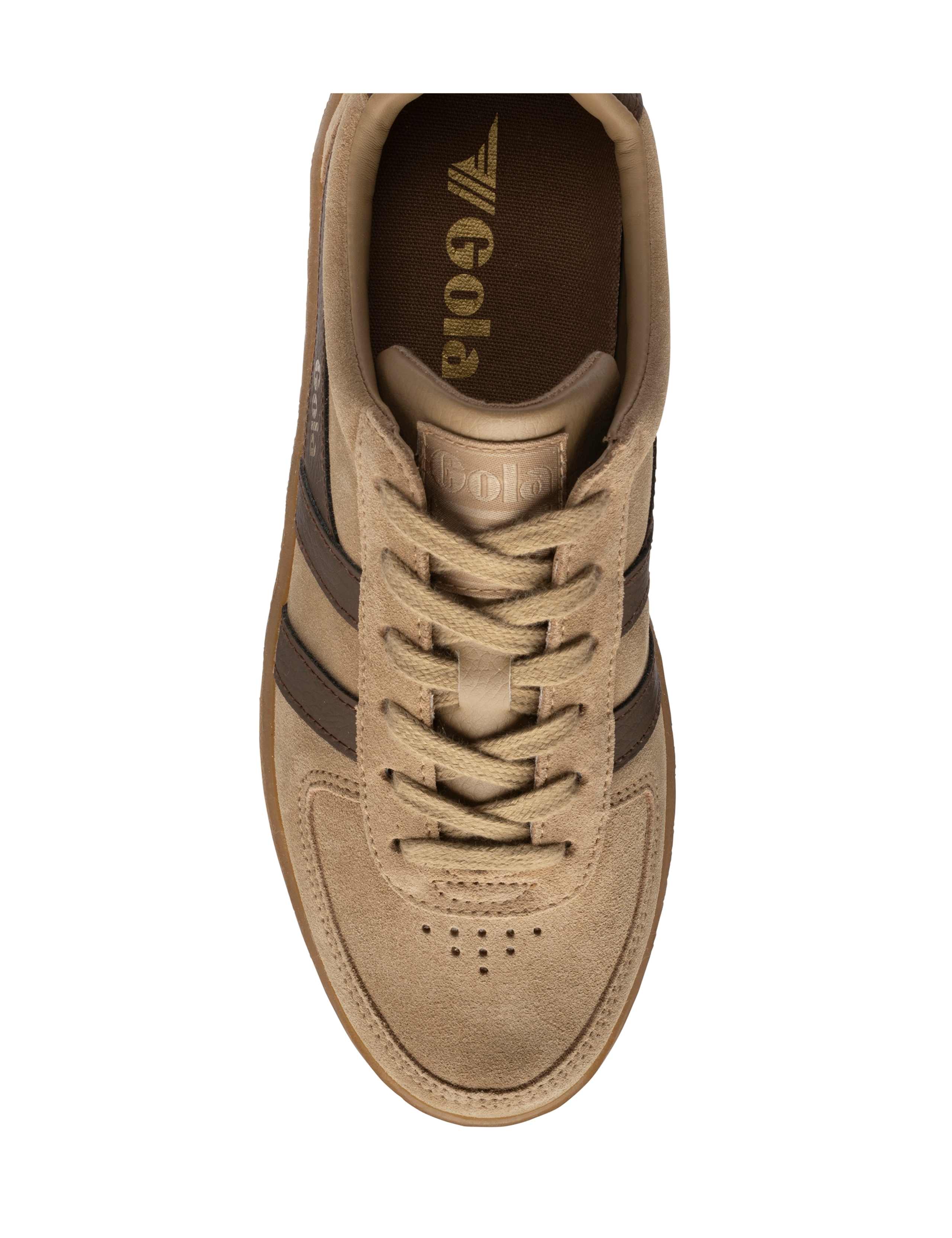 Grandslam Suede Lace Up Platform Trainers 2 of 5