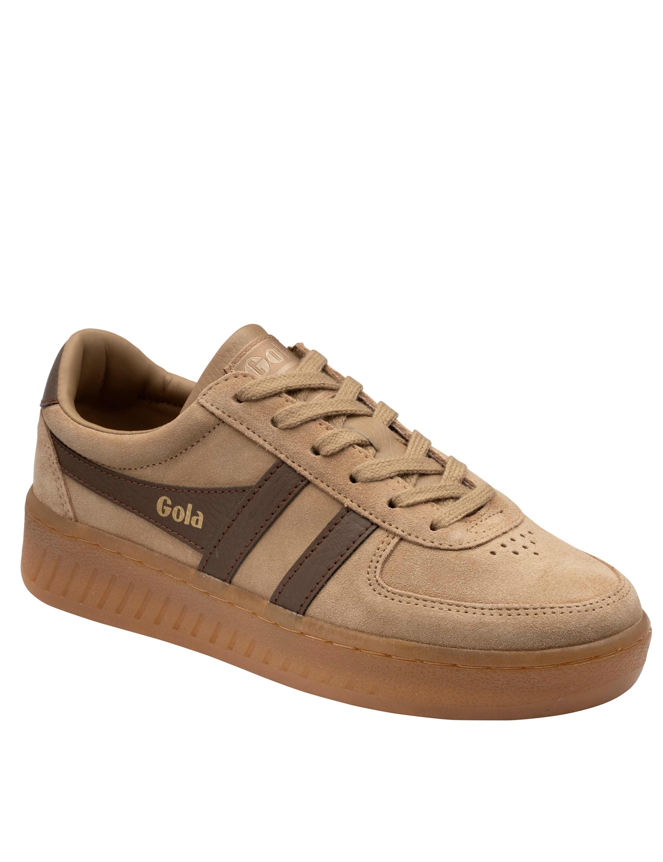 Grandslam Suede Lace Up Platform Trainers 4 of 5