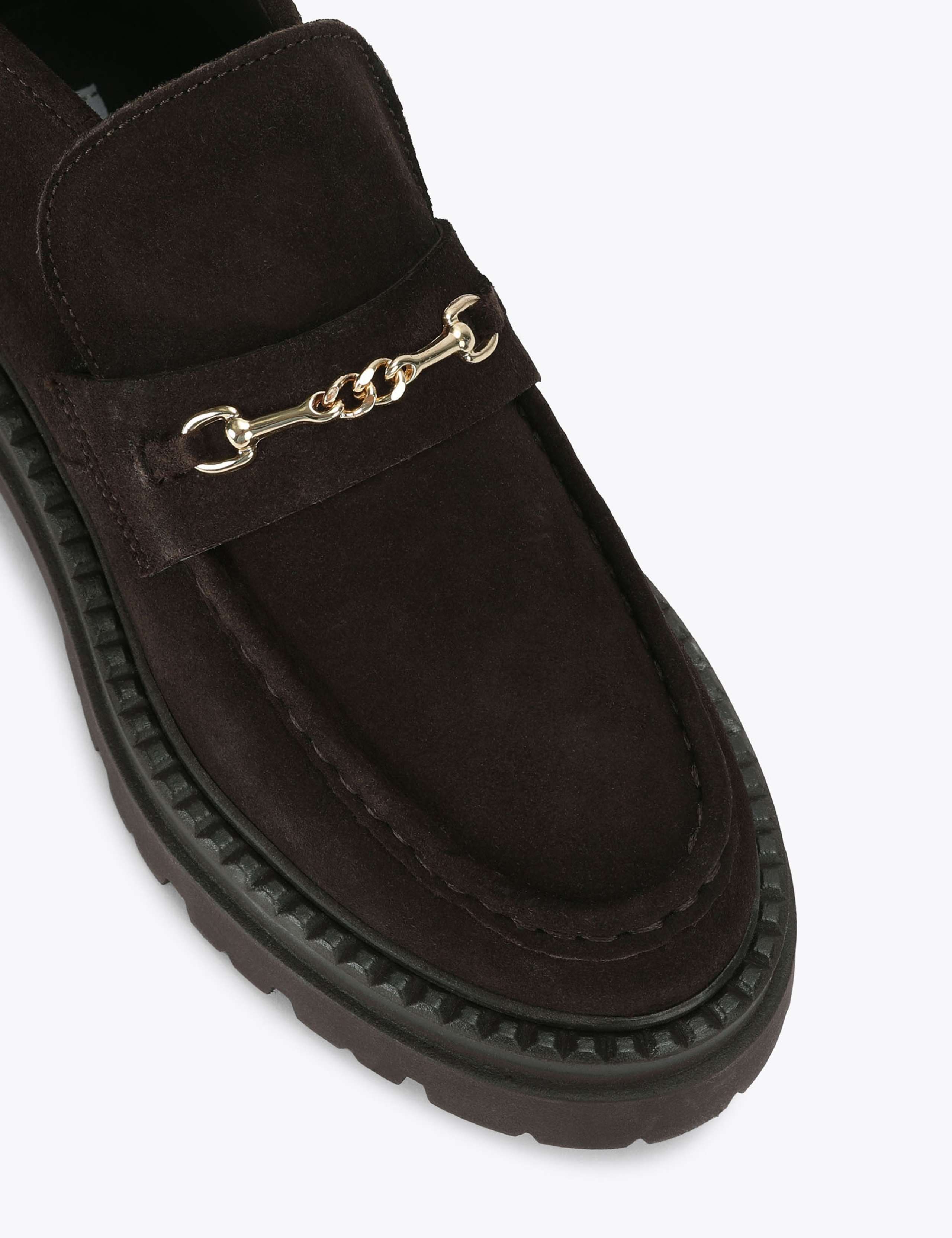 Suede Flat Round Toe Ankle Boots 3 of 4