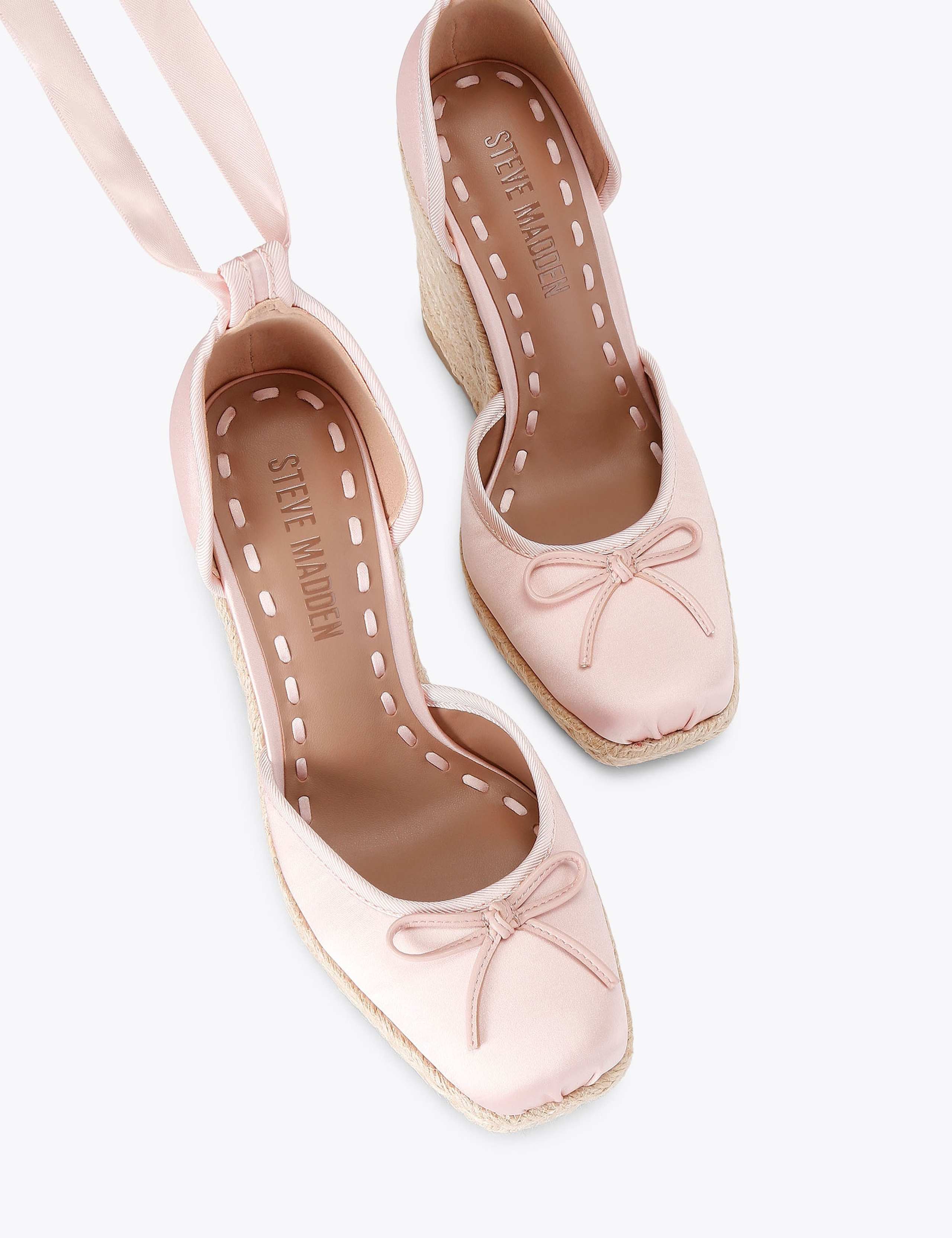 Varina Satin Wedge Sandals 3 of 5
