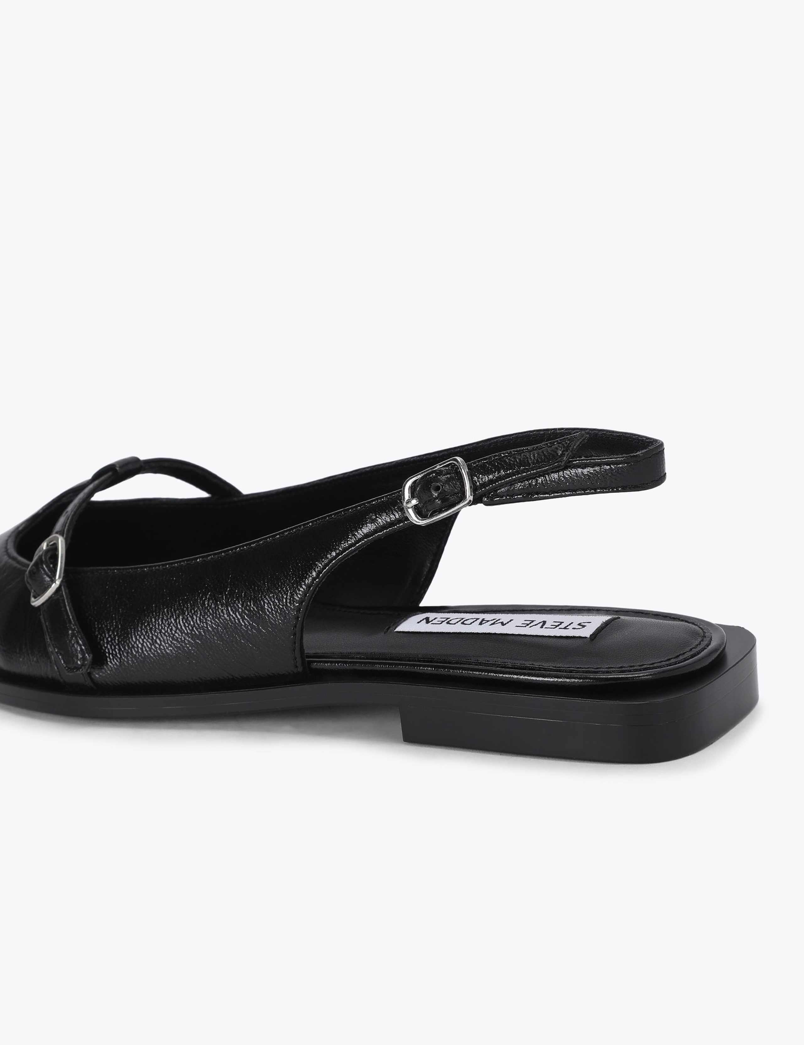 Leather Flat Pointed Slingback Shoes 4 of 4