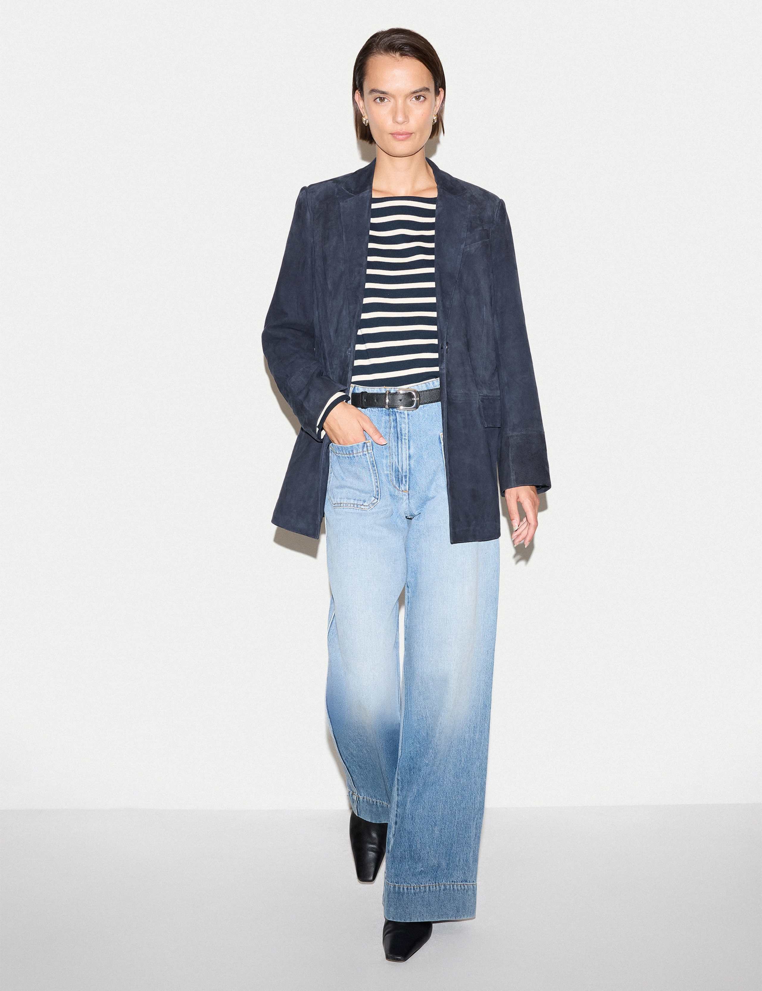 Suede Tailored Jacket 4 of 7