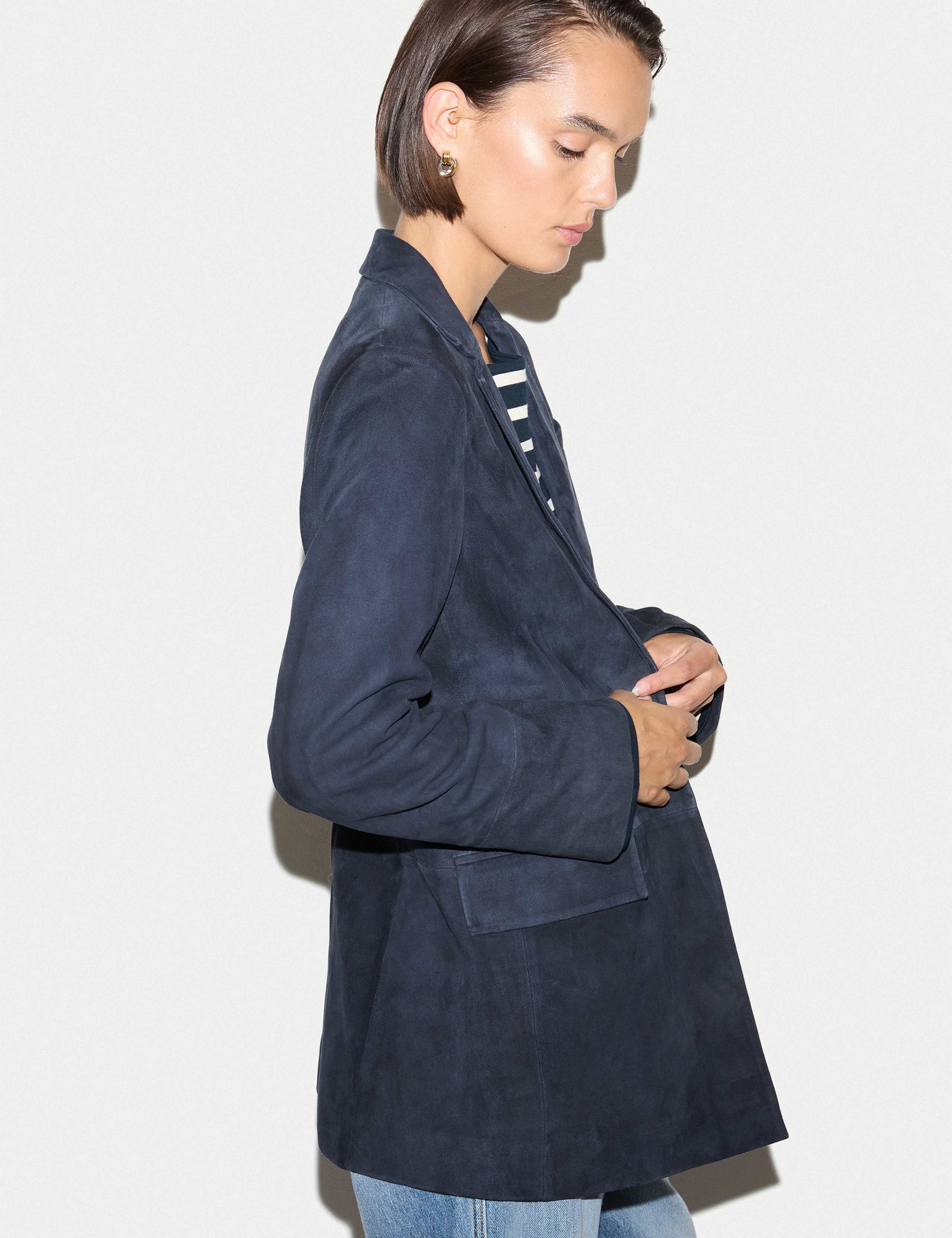 Suede Tailored Jacket 6 of 7