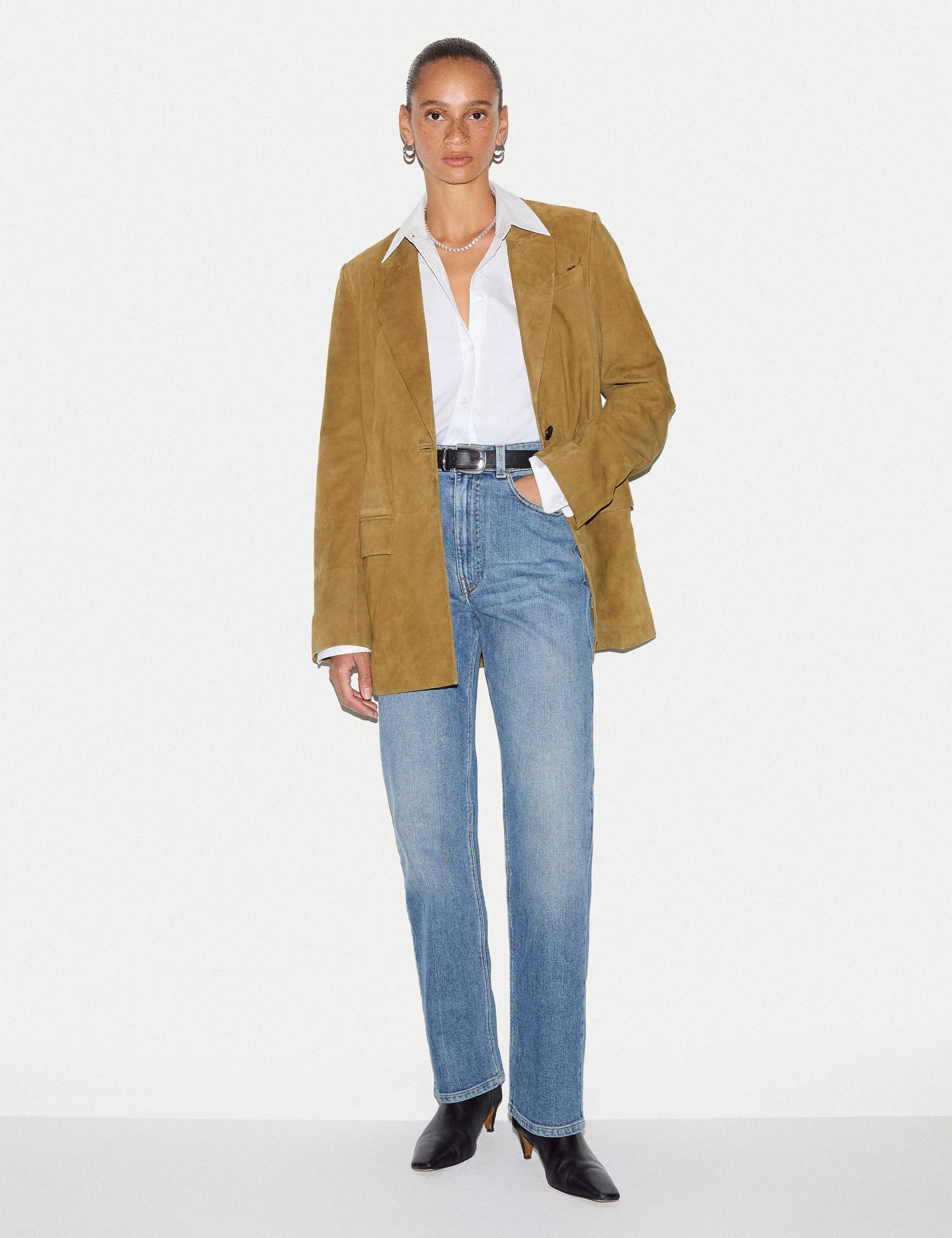 Suede Tailored Jacket 3 of 5