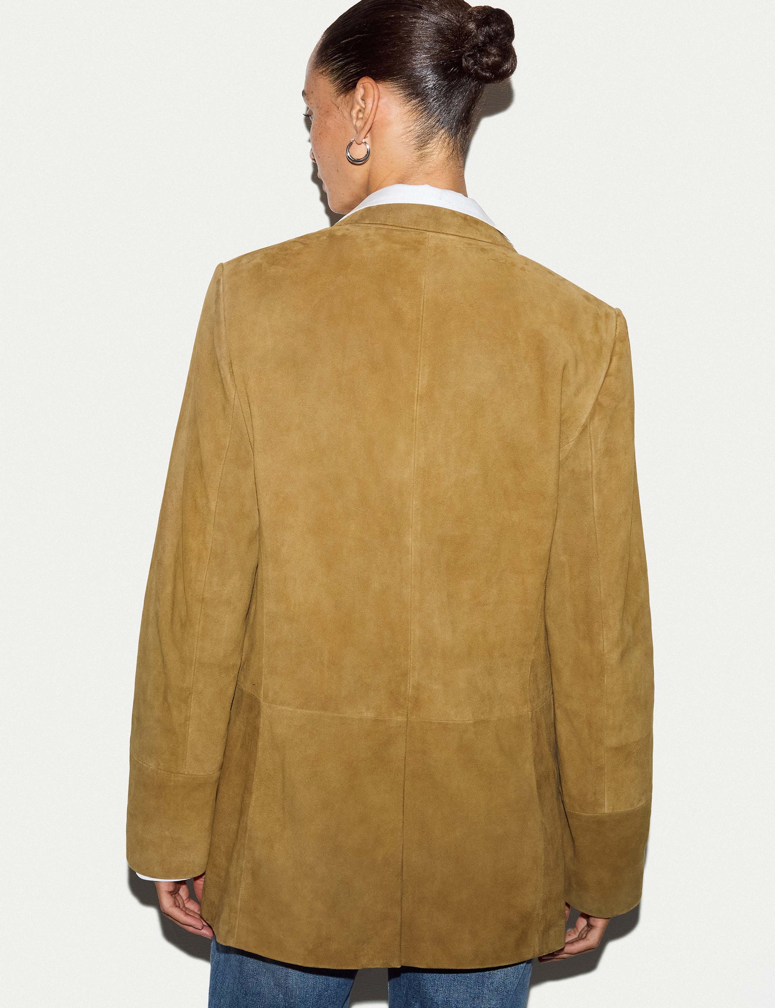 Suede Tailored Jacket 4 of 5