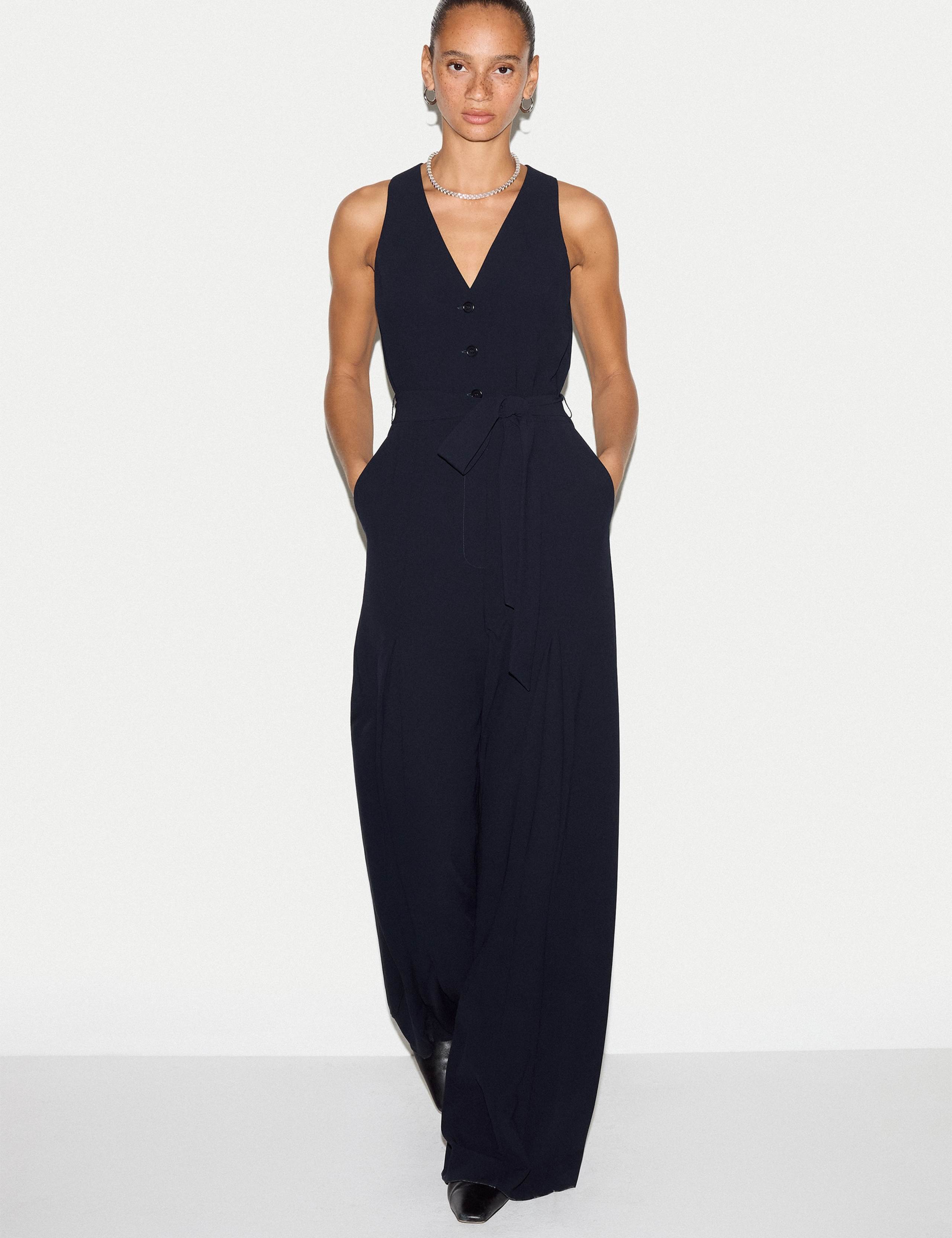 Sleeveless Tailored Jumpsuit 4 of 5