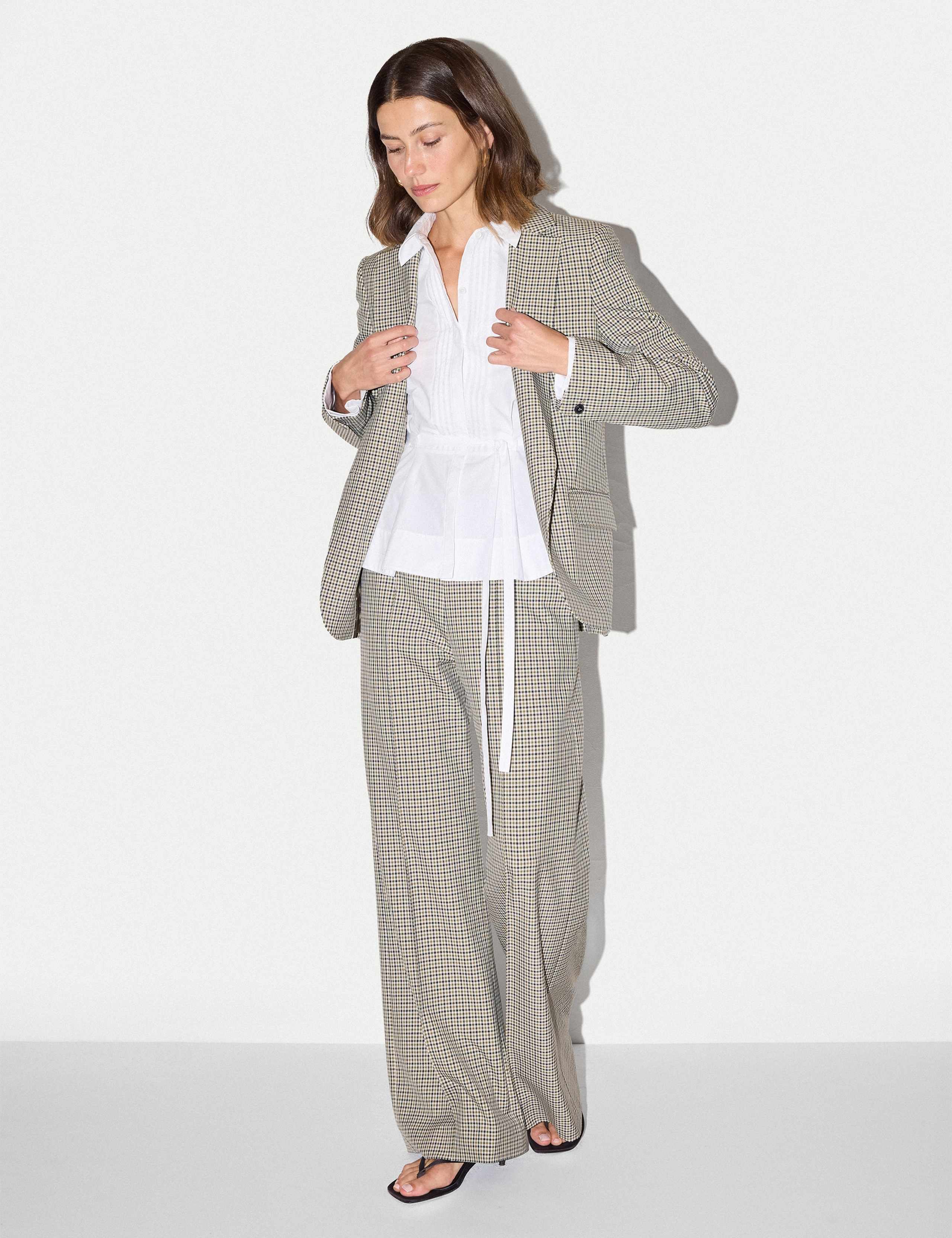 Pure Cotton Collared Peplum Shirt 3 of 7