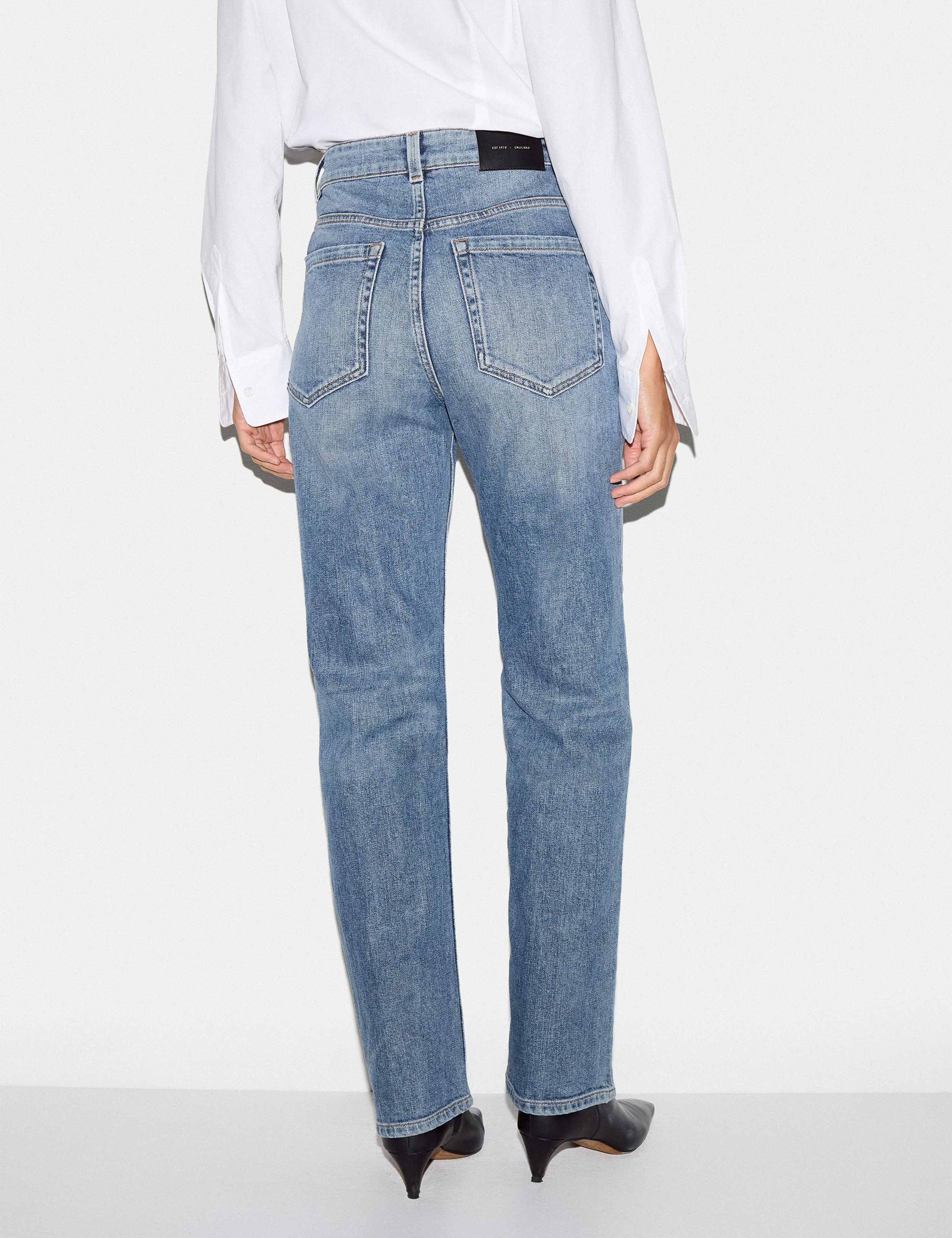 High Waisted Slim Fit Jeans 3 of 5