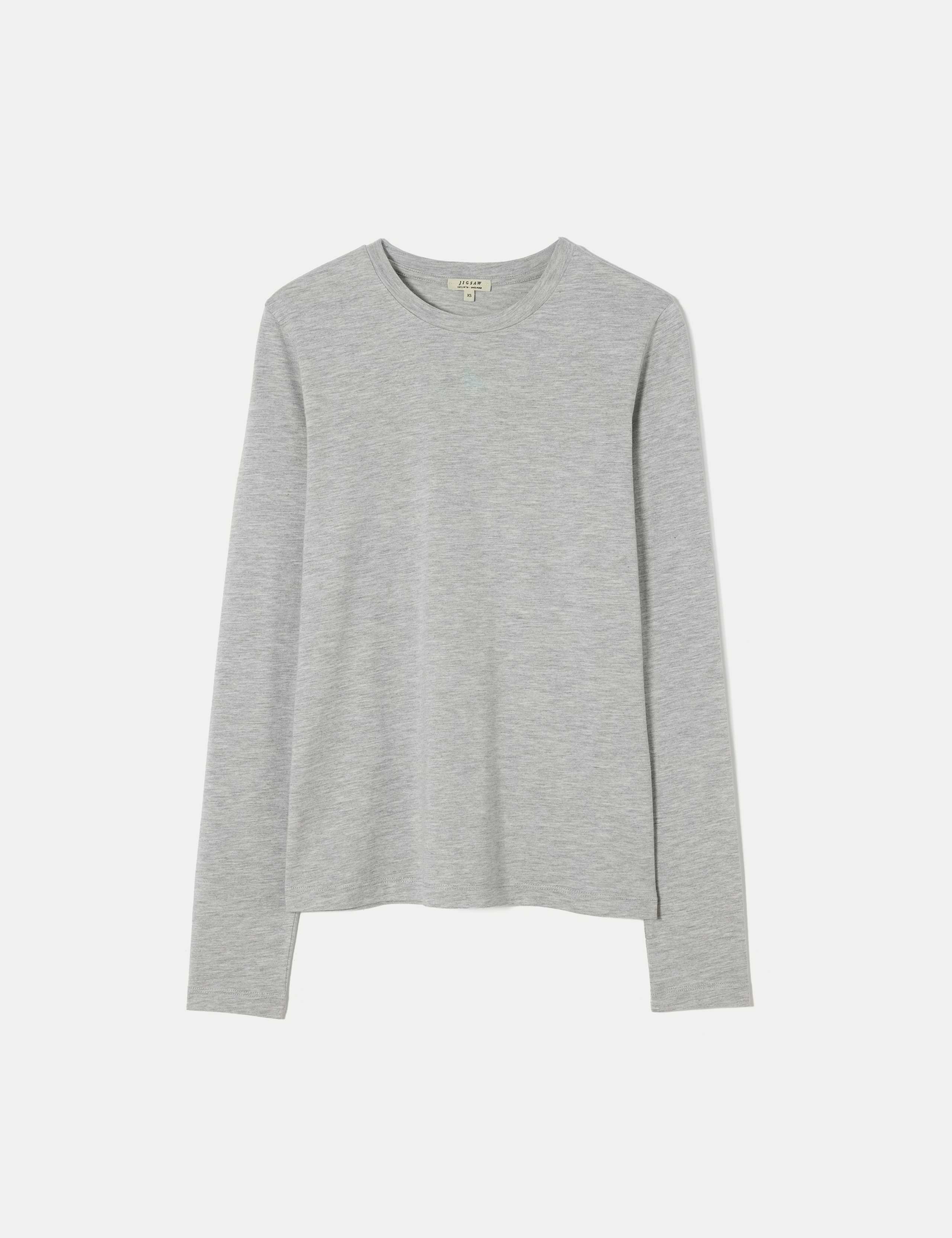 Cotton Modal Blend Round Neck T-Shirt 2 of 5