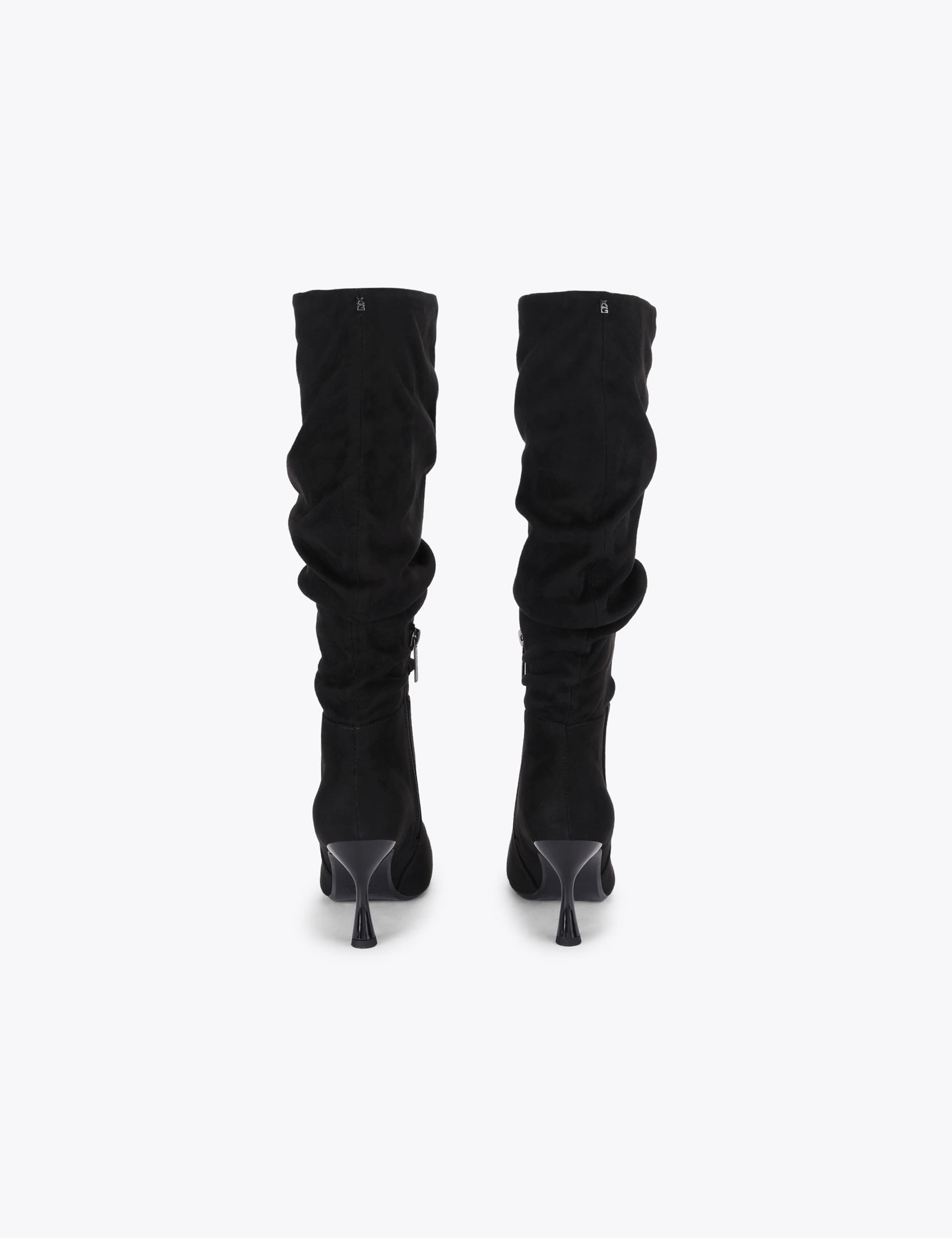 Suede Pointed Knee High Boots 3 of 4