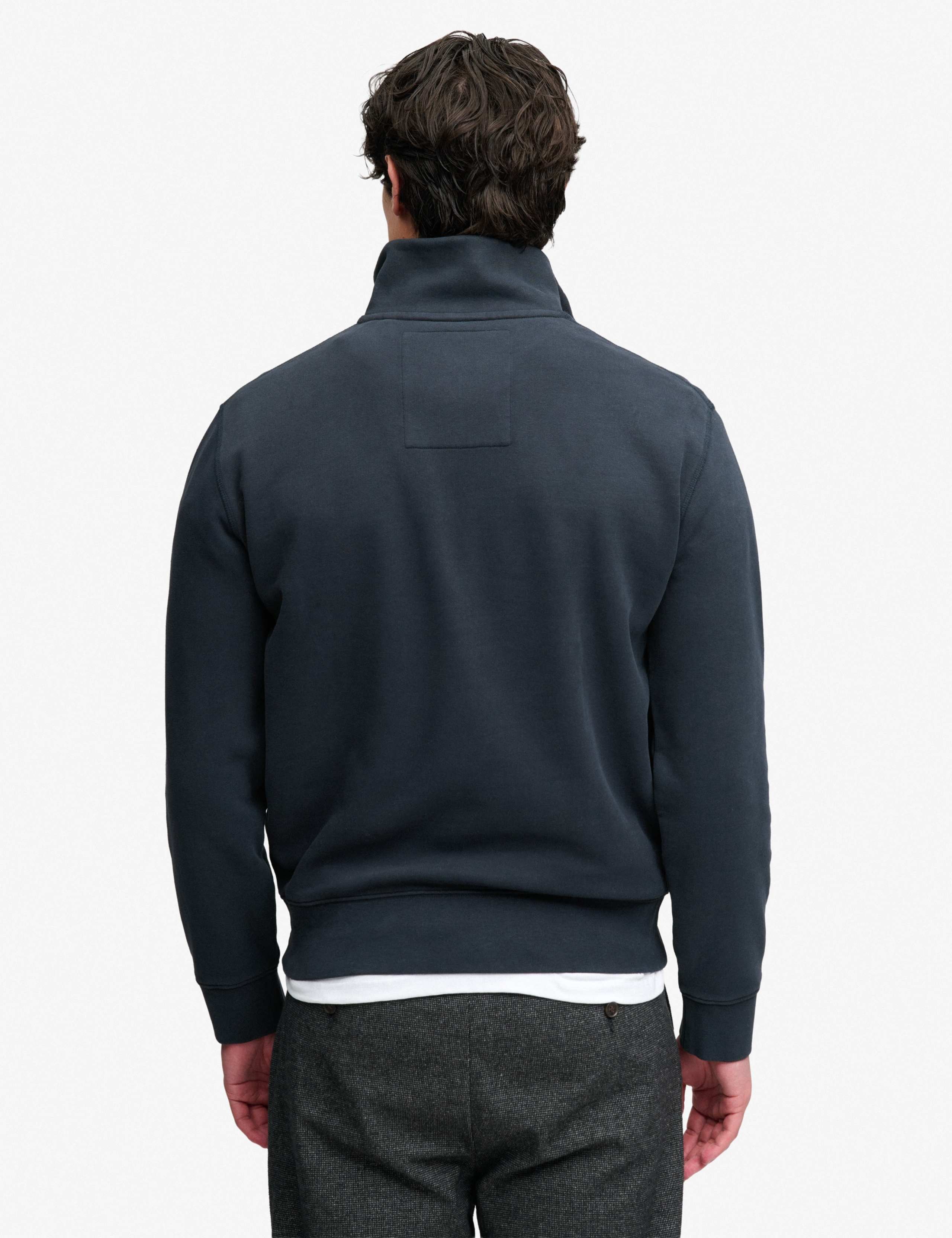 Cotton Rich Logo Half Zip Sweatshirt 4 of 6