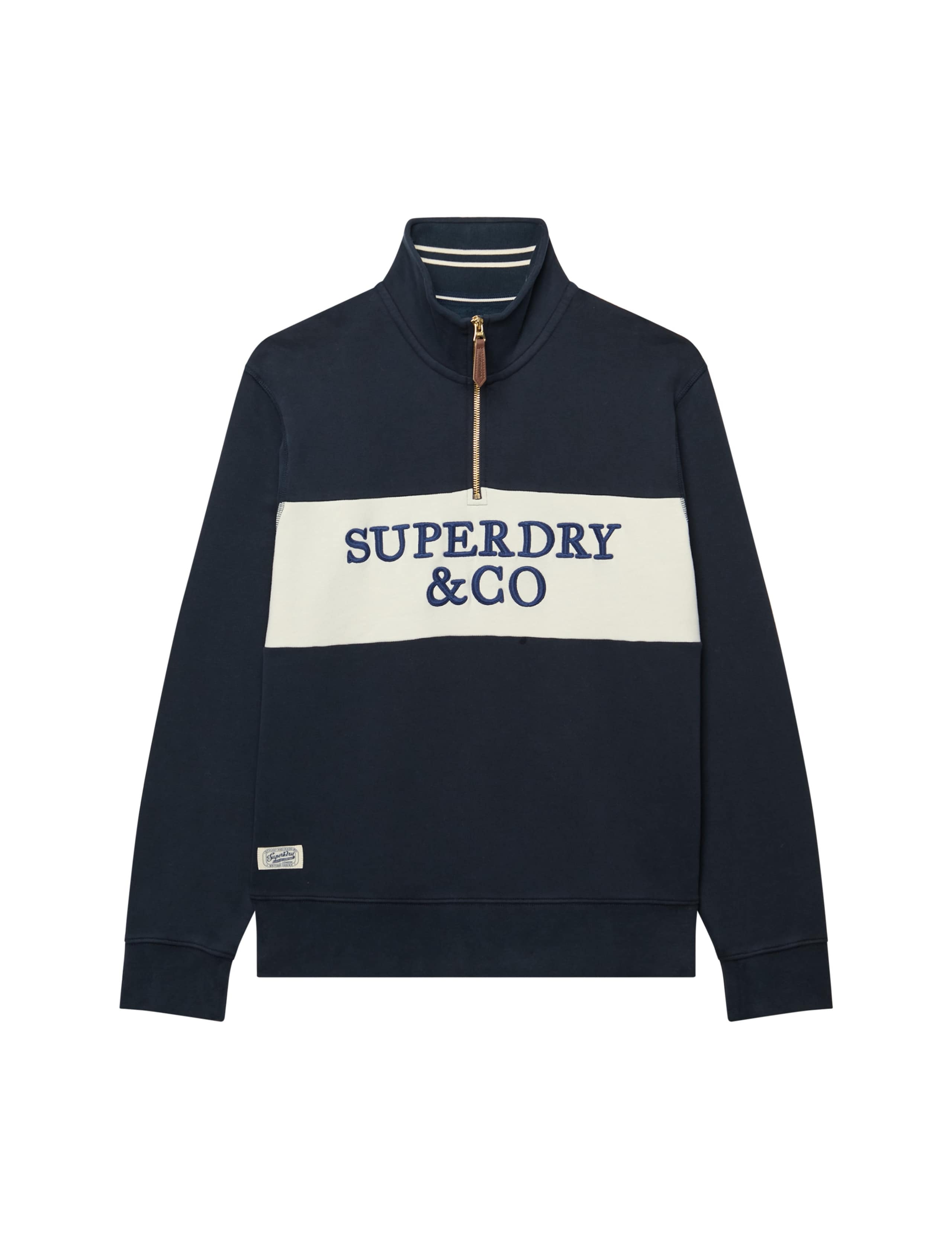 Cotton Rich Logo Half Zip Sweatshirt 2 of 6