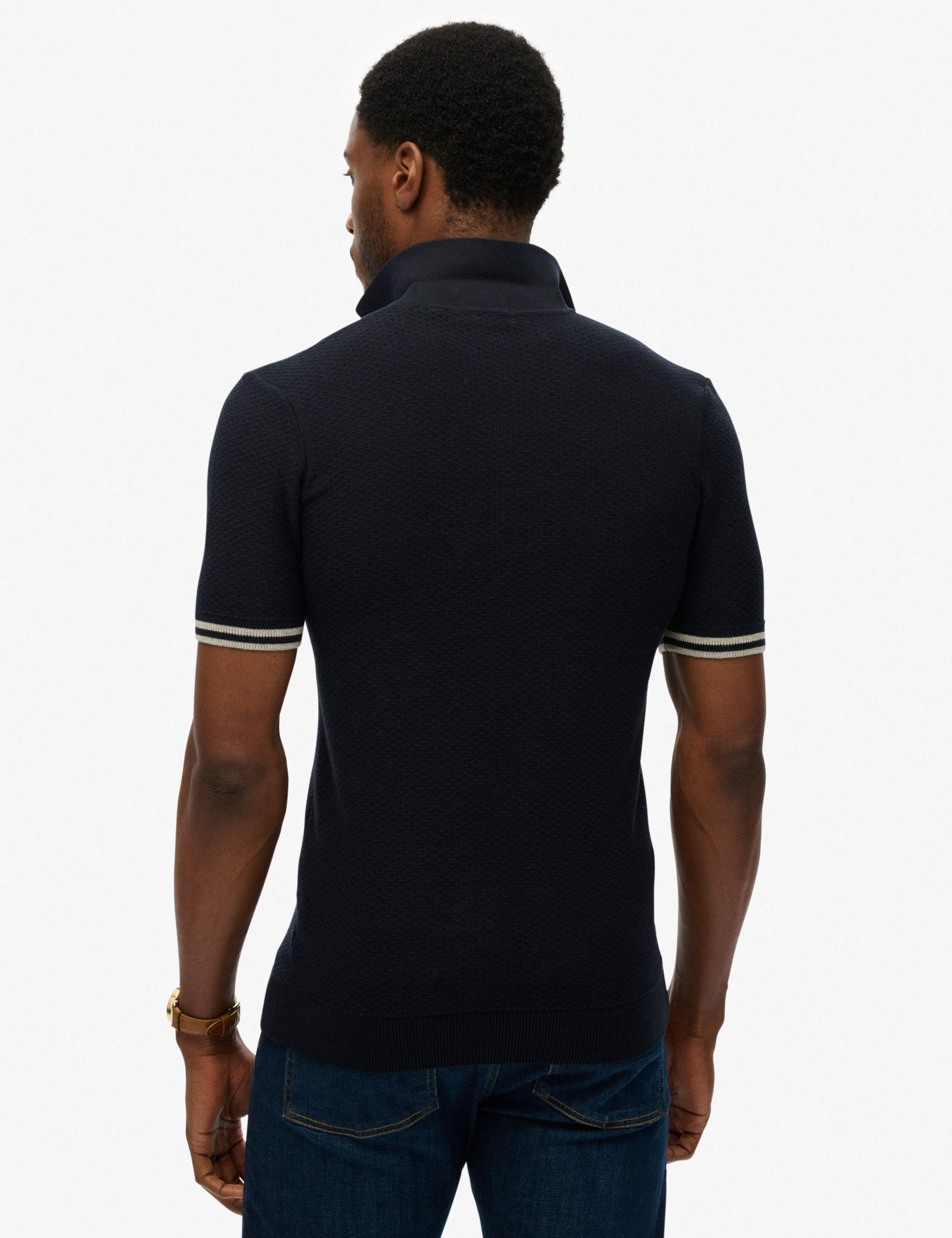 Pure Cotton Knitted Polo Shirt 3 of 5