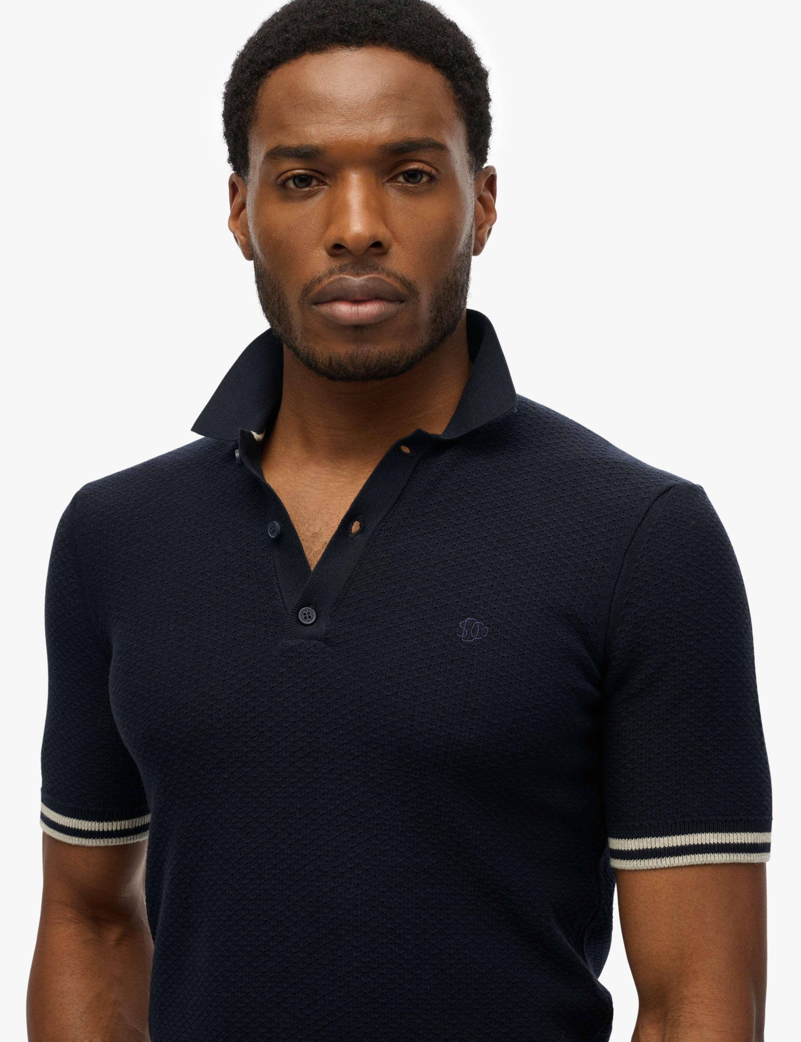 Pure Cotton Knitted Polo Shirt 4 of 5