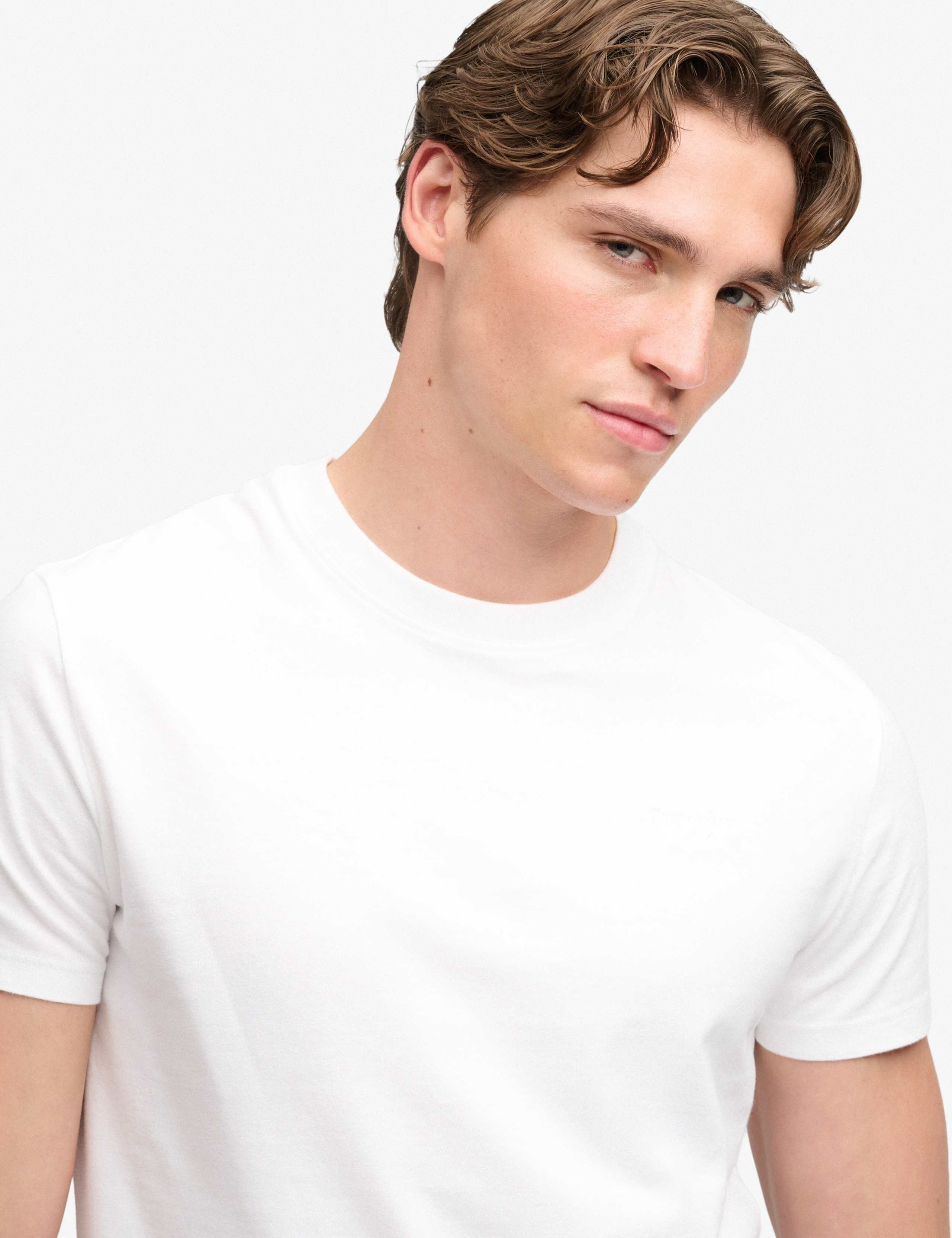 Slim Fit Pure Cotton Embroidered Logo T-Shirt 6 of 7