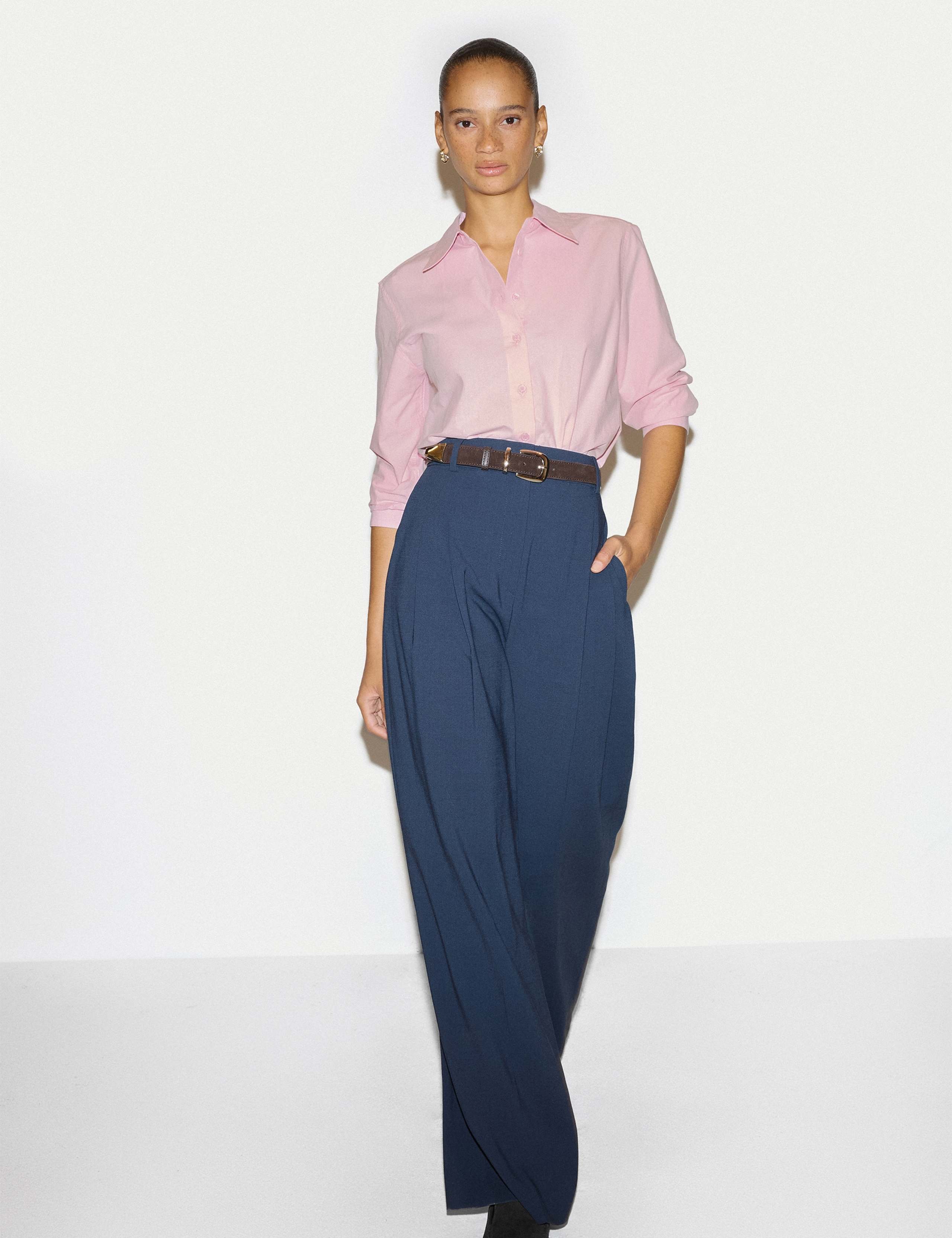 Pure Cotton Collared Relaxed Shirt 4 of 6