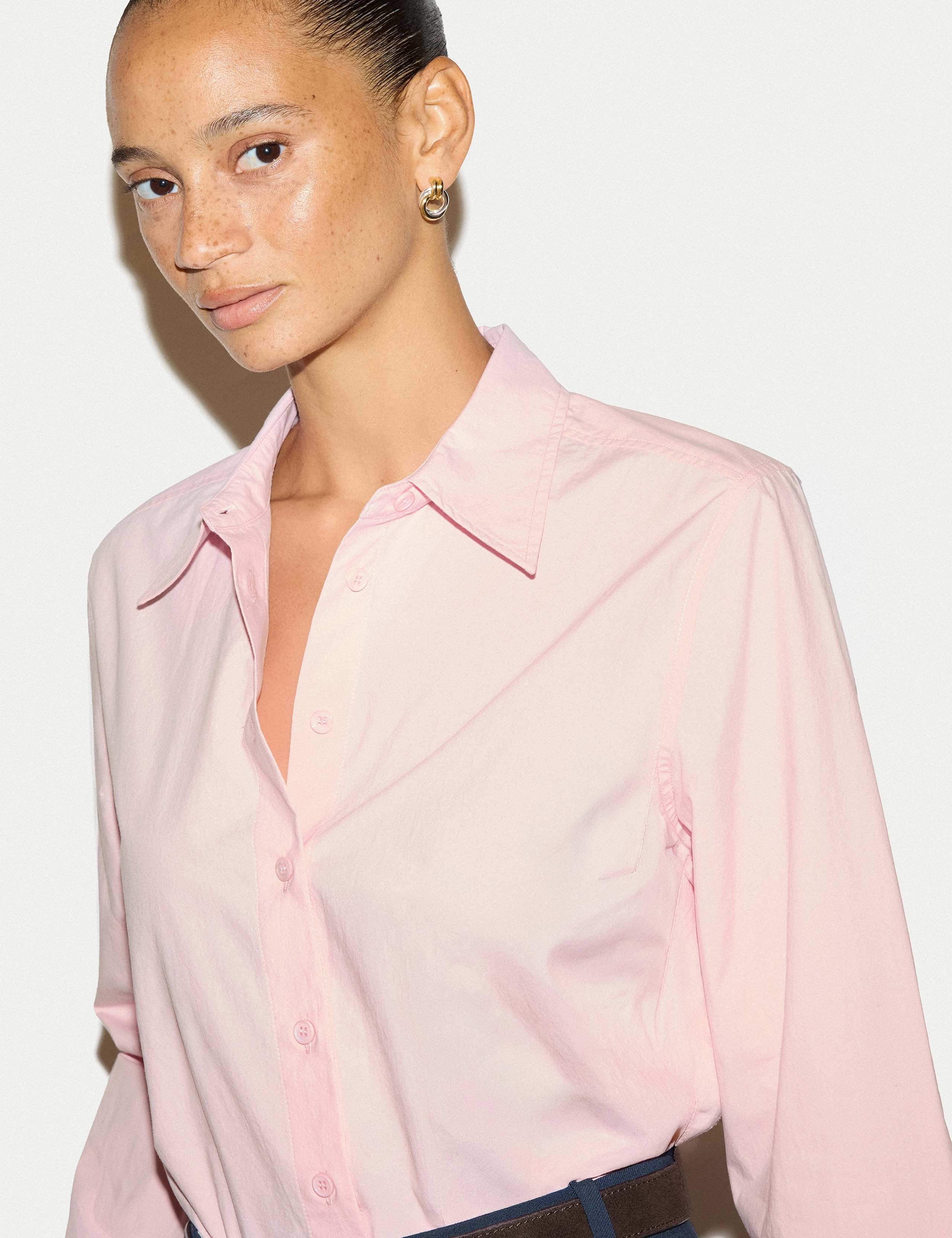 Pure Cotton Collared Relaxed Shirt 5 of 6