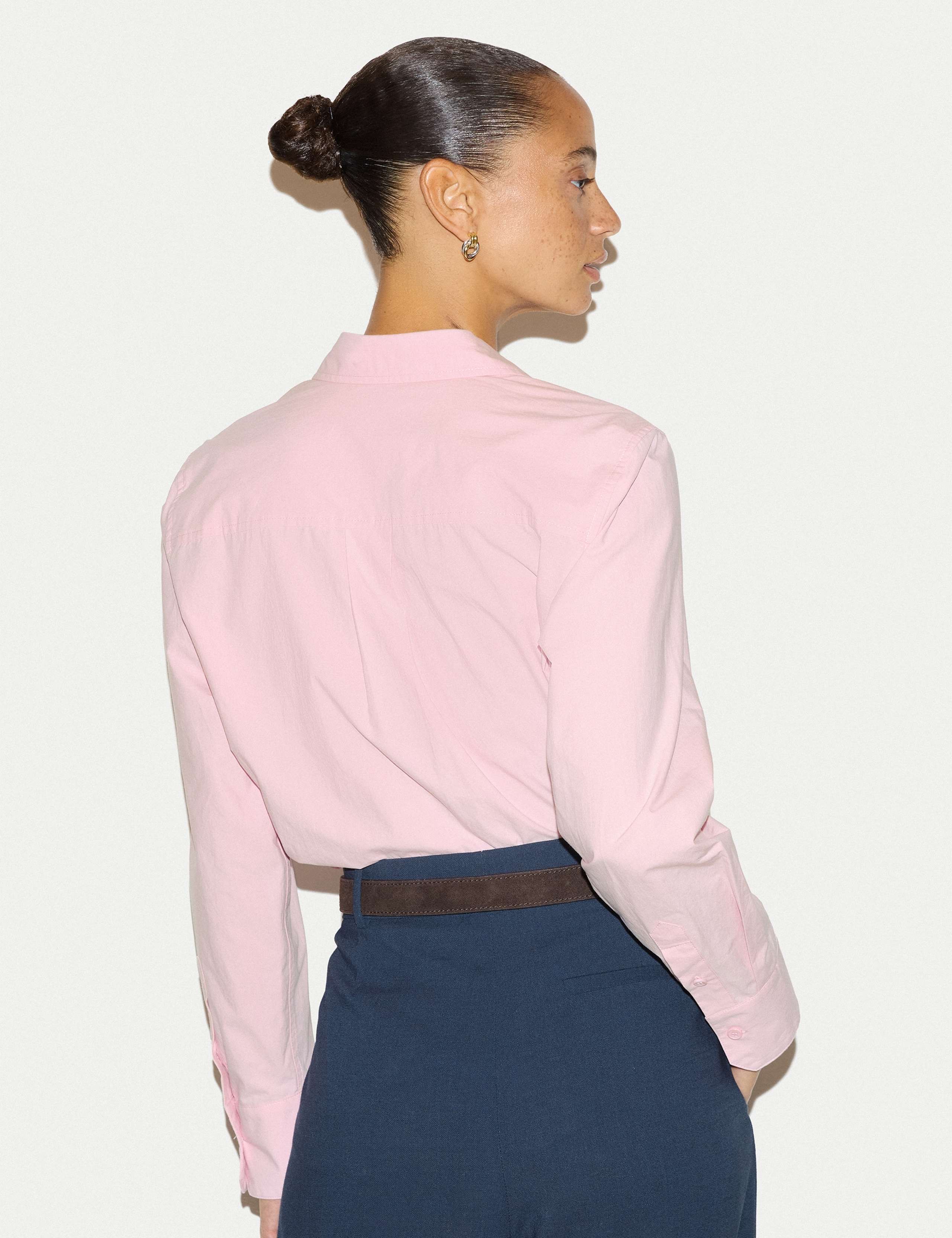 Pure Cotton Collared Relaxed Shirt 6 of 6