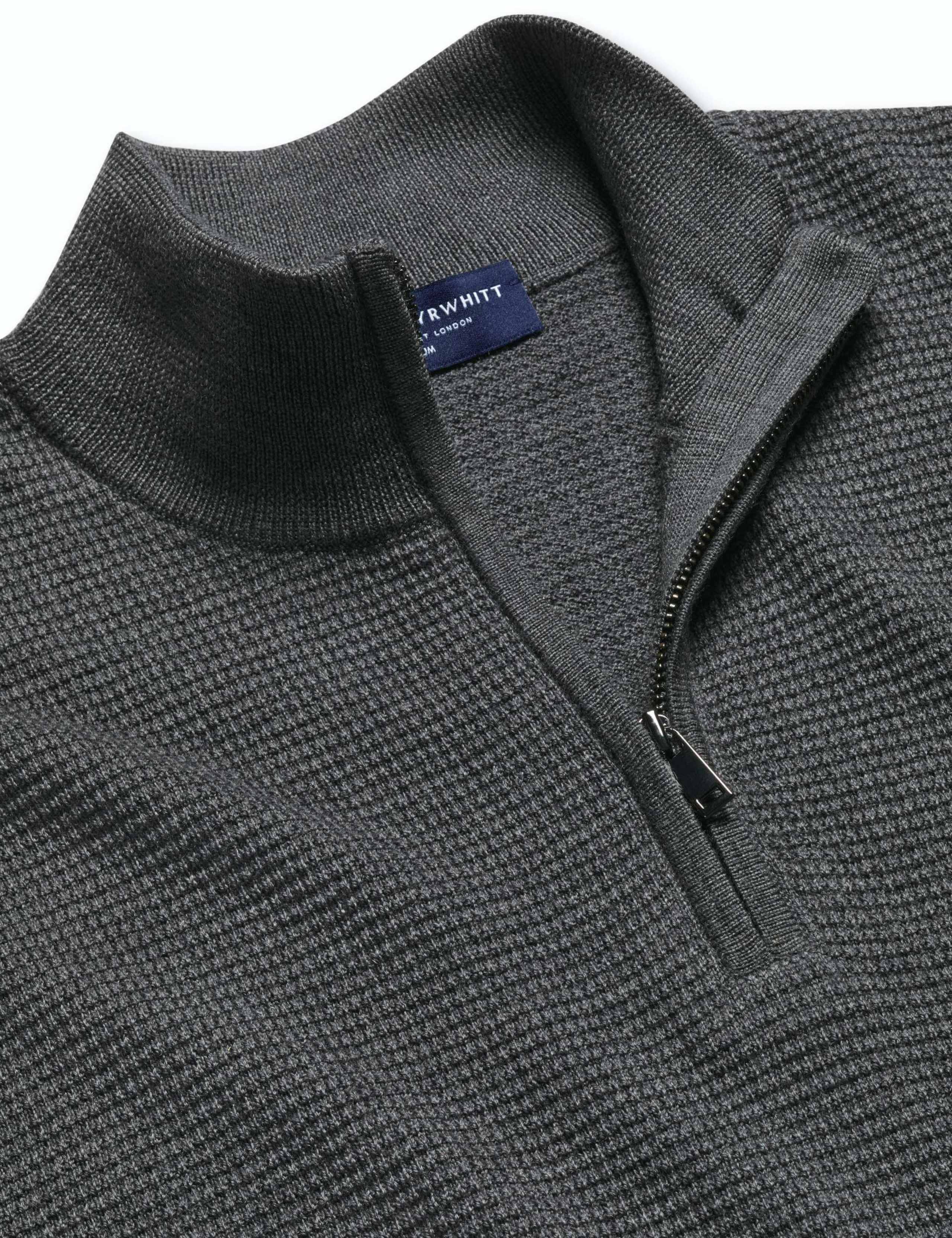 Pure Merino Wool Half-Zip Jumper 3 of 5