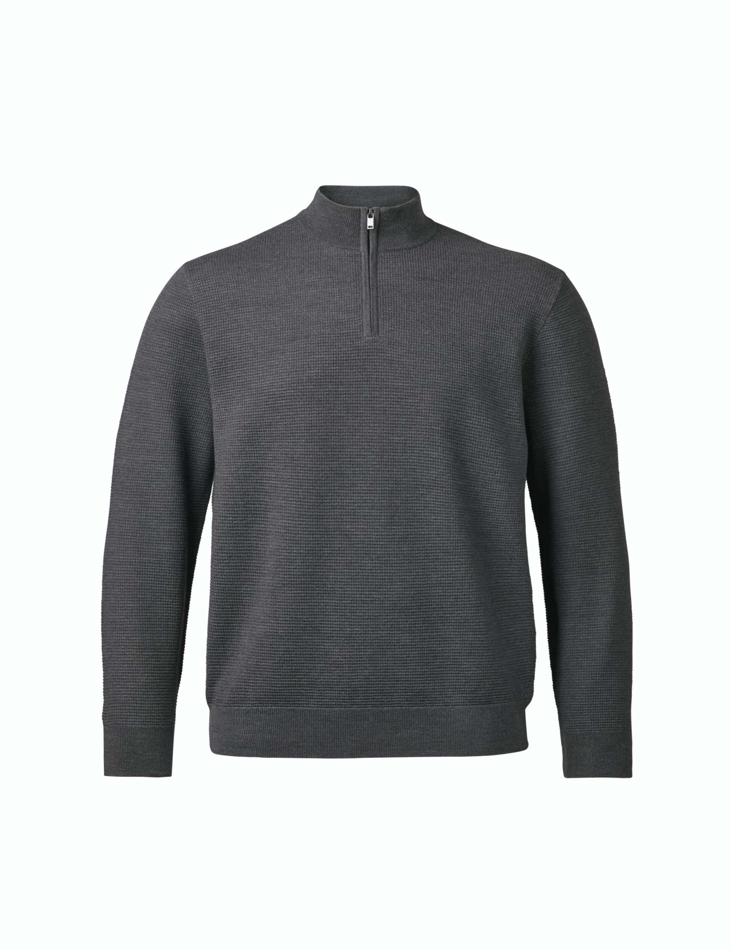 Pure Merino Wool Half-Zip Jumper 4 of 5