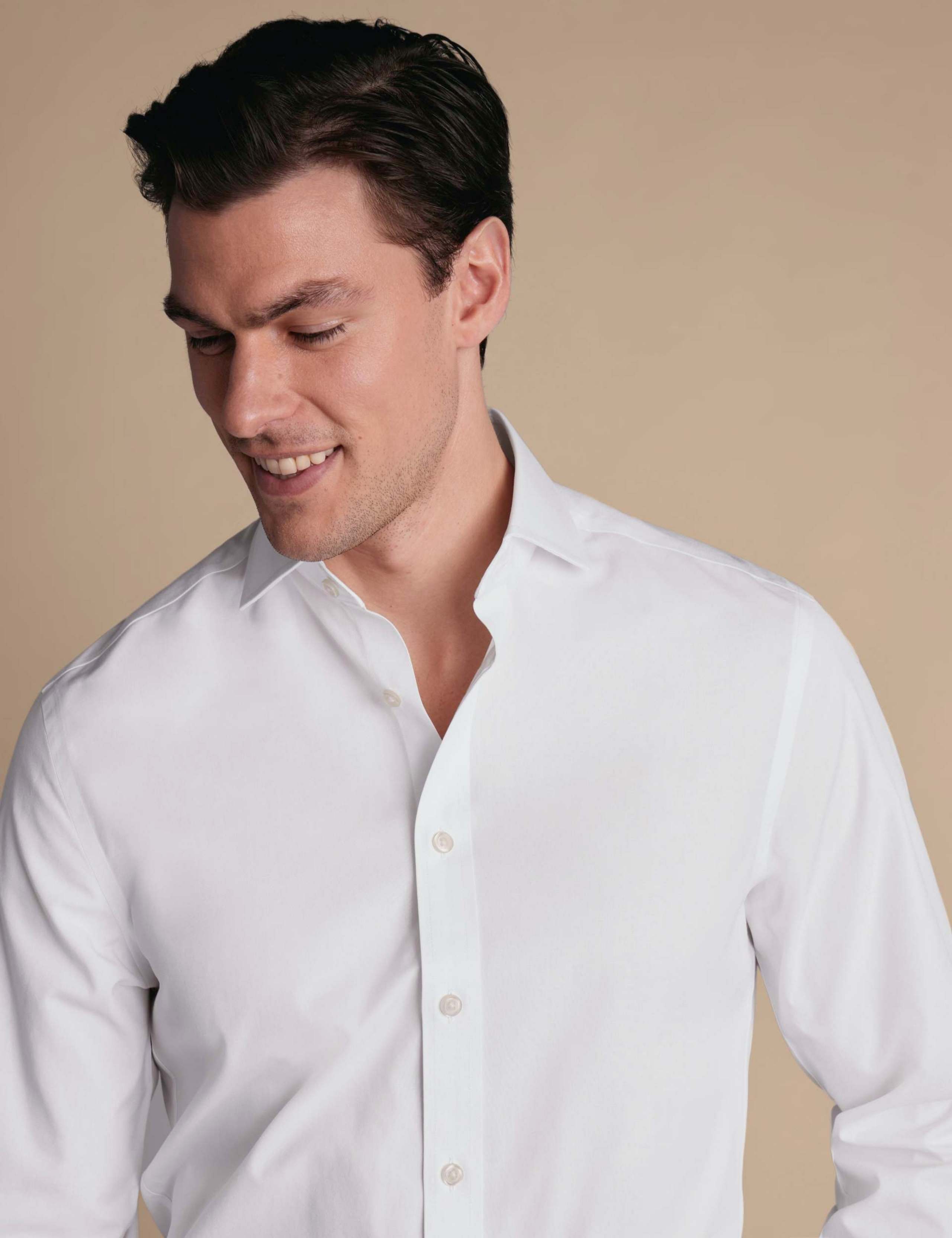 Tailored Fit Non Iron Pure Cotton Shirt 2 of 6